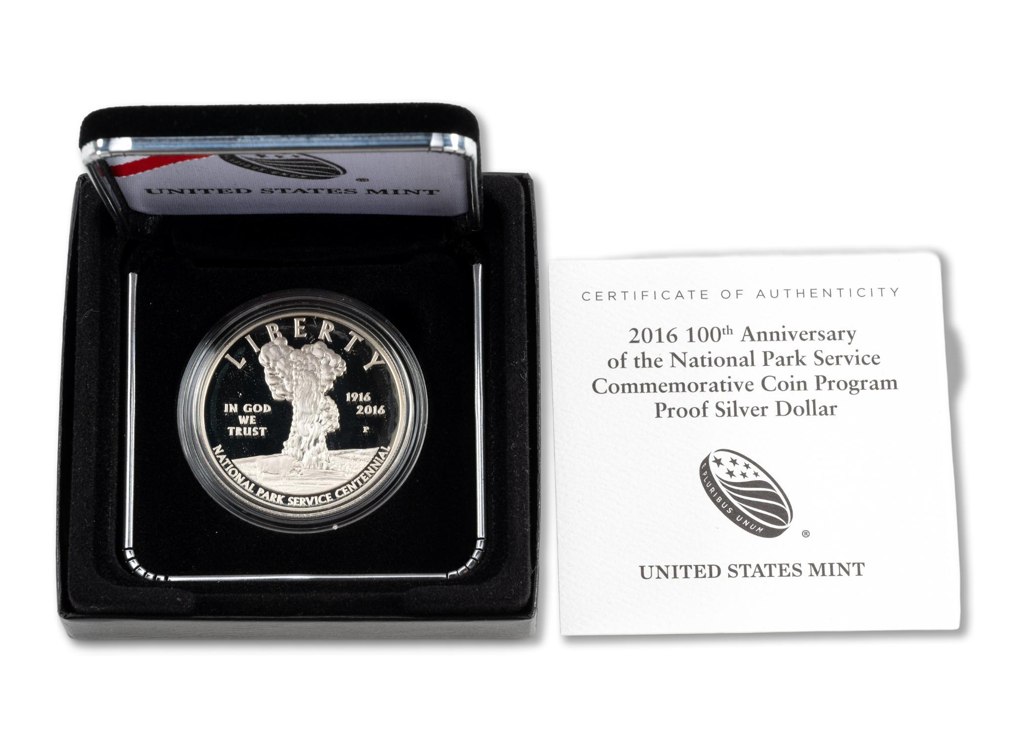 Four Commemorative Silver Dollars