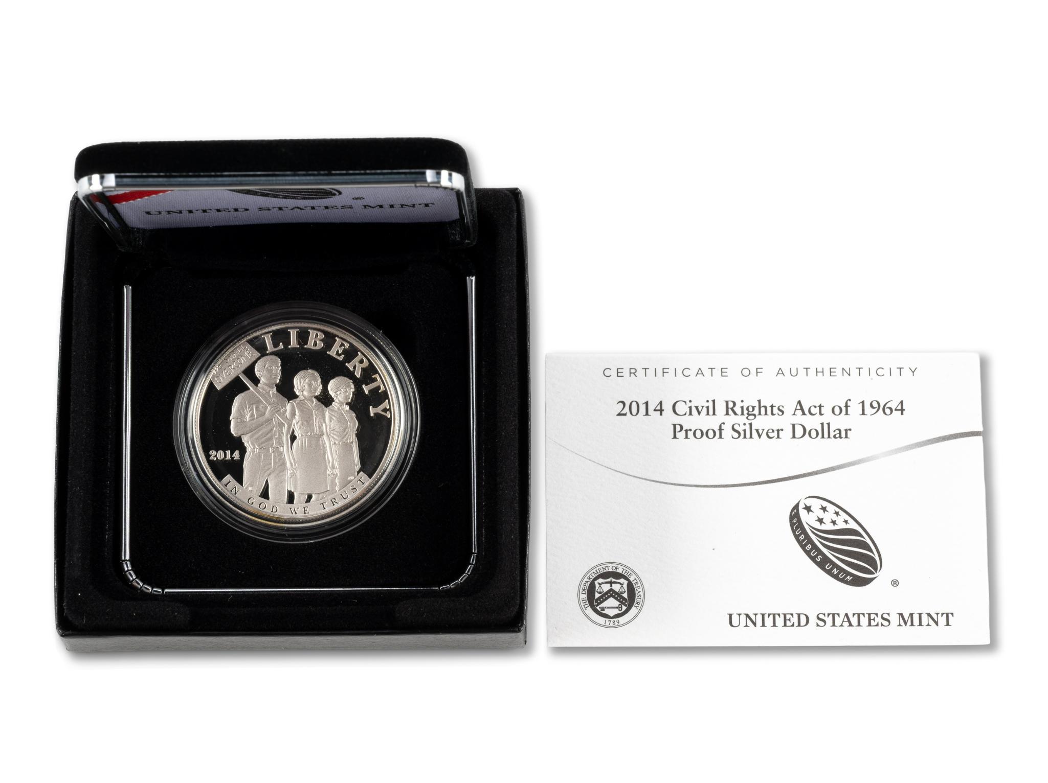 Four Commemorative Silver Dollars