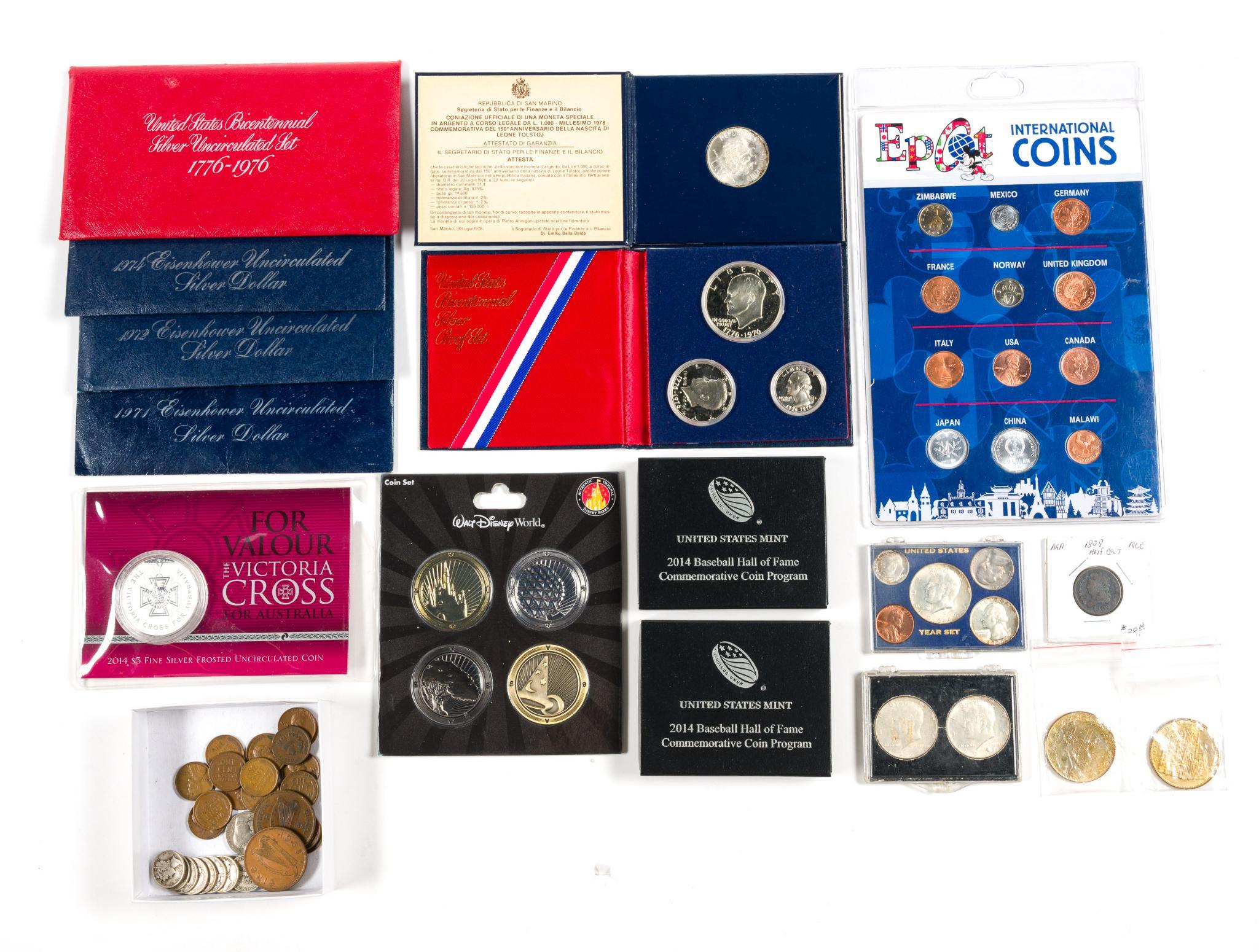 Coins, US Mint Silver Sets, Medallions