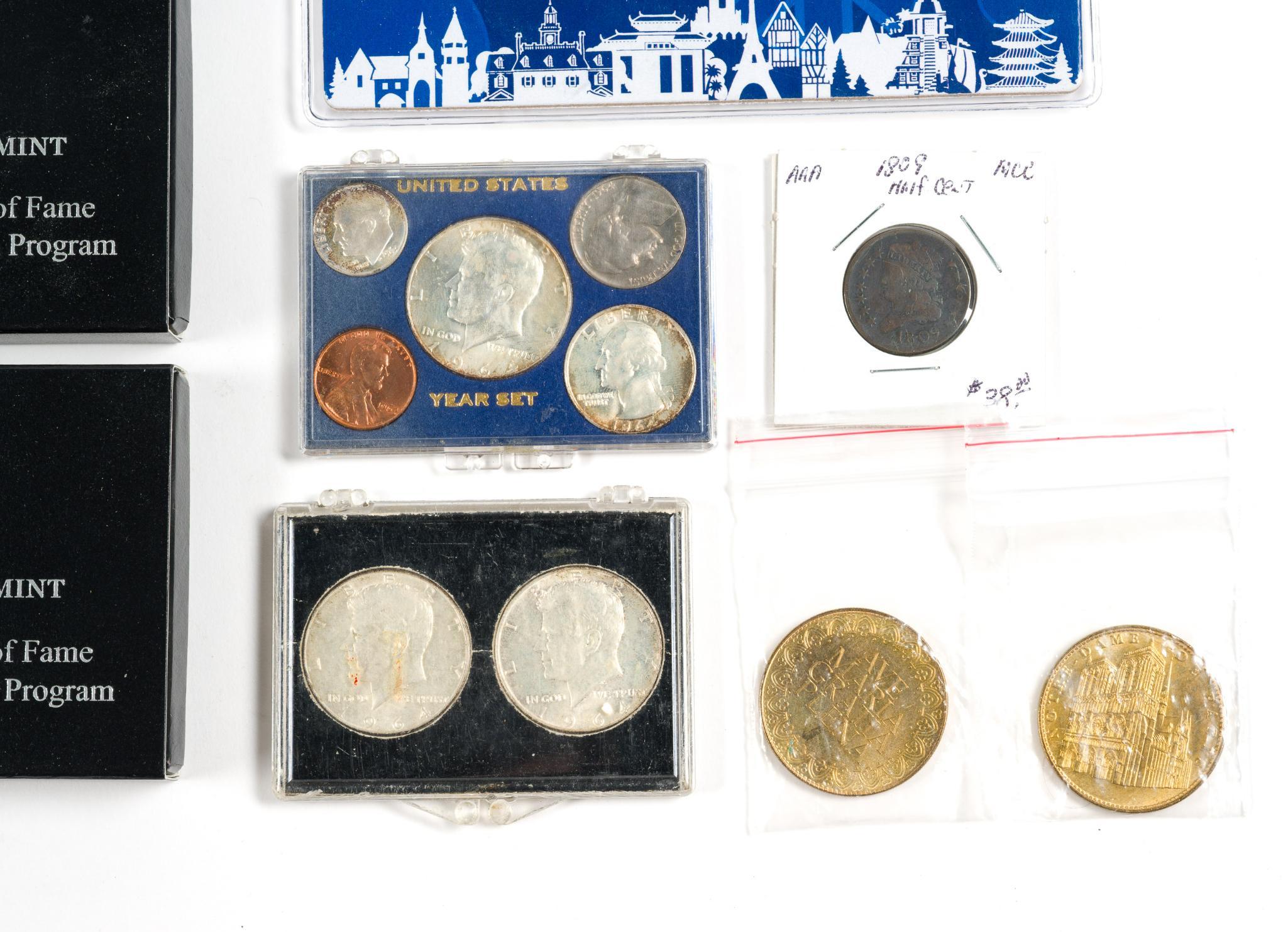 Coins, US Mint Silver Sets, Medallions
