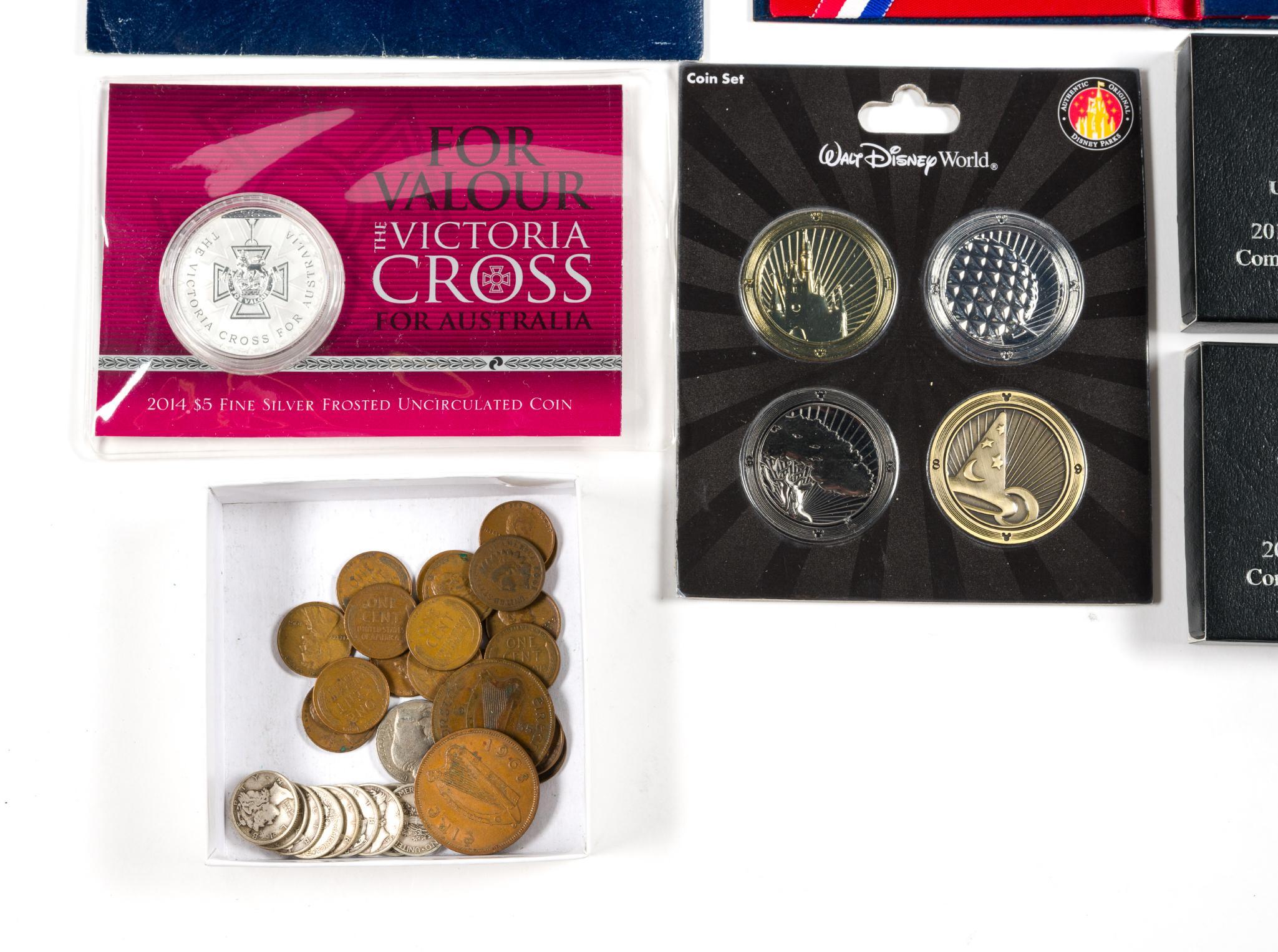 Coins, US Mint Silver Sets, Medallions