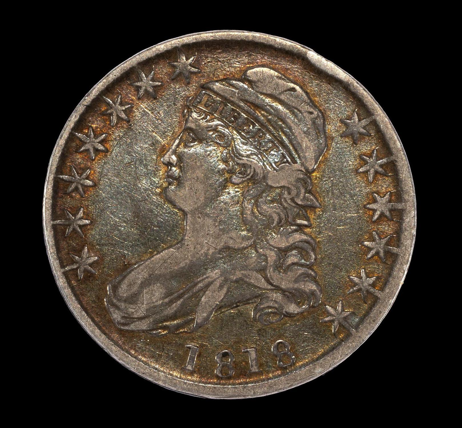 1818 Capped Bust Half Dollar Very Fine