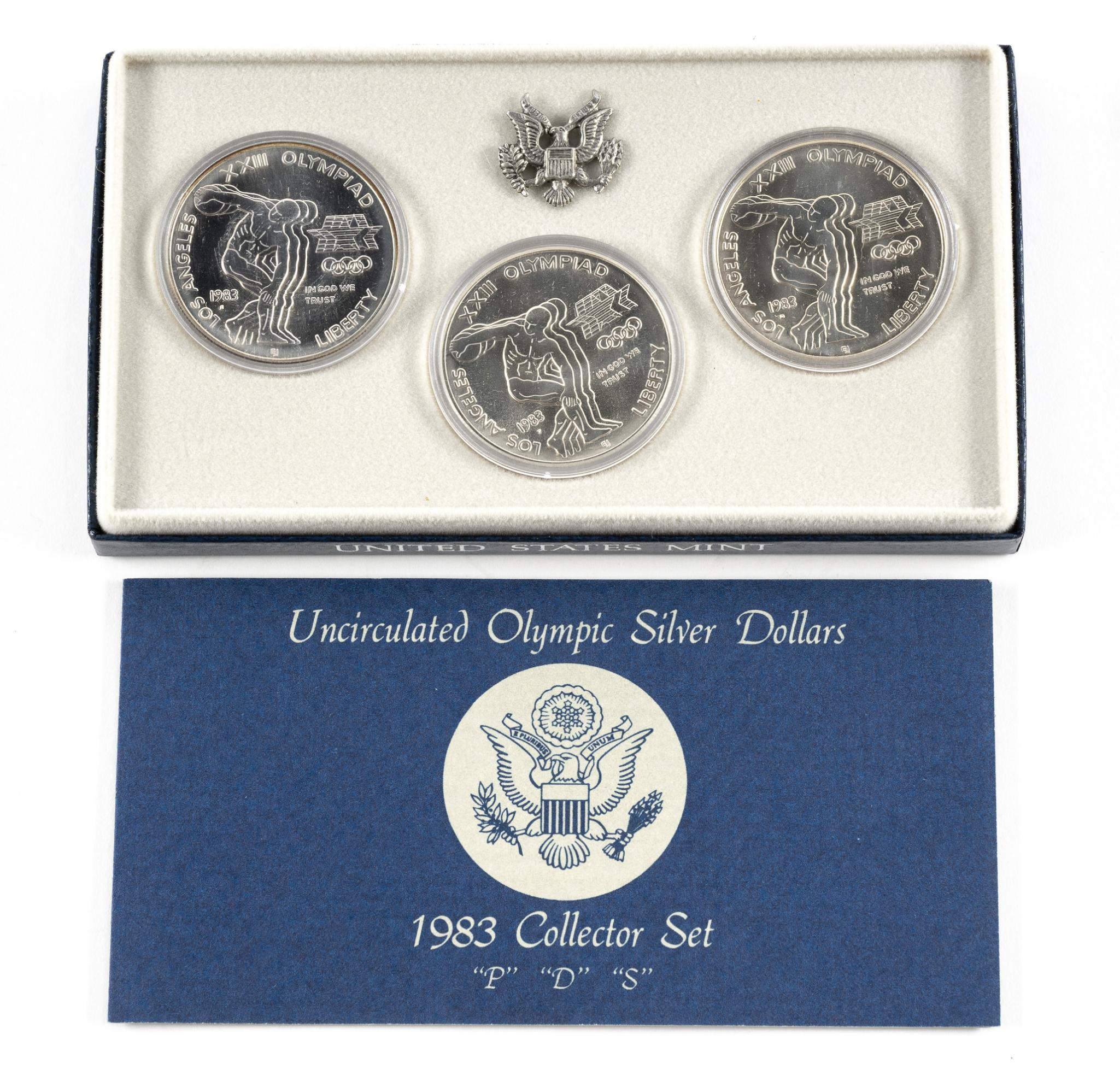 1983 Olympic Silver Dollars