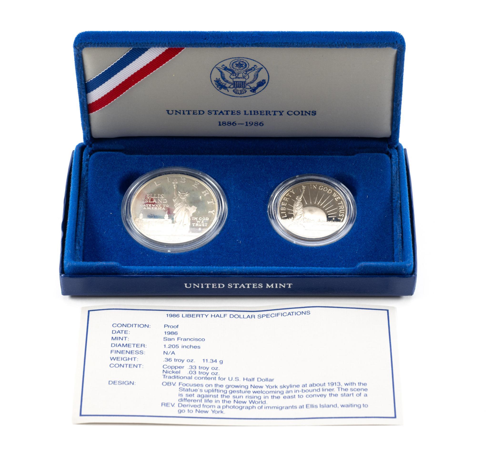 Prestige And Liberty Silver Commemorative Sets