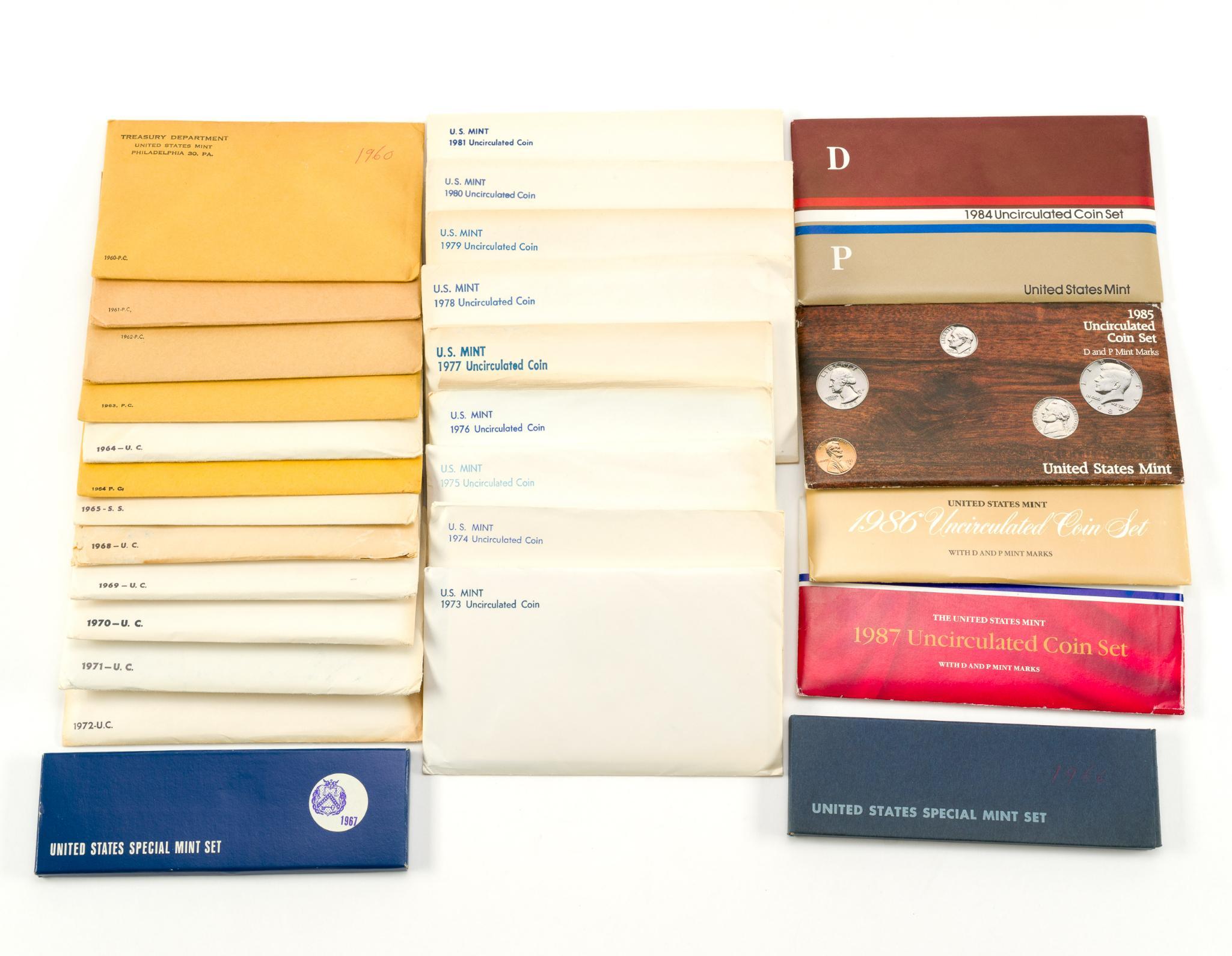 Twenty Seven Mint Sets Including Silver