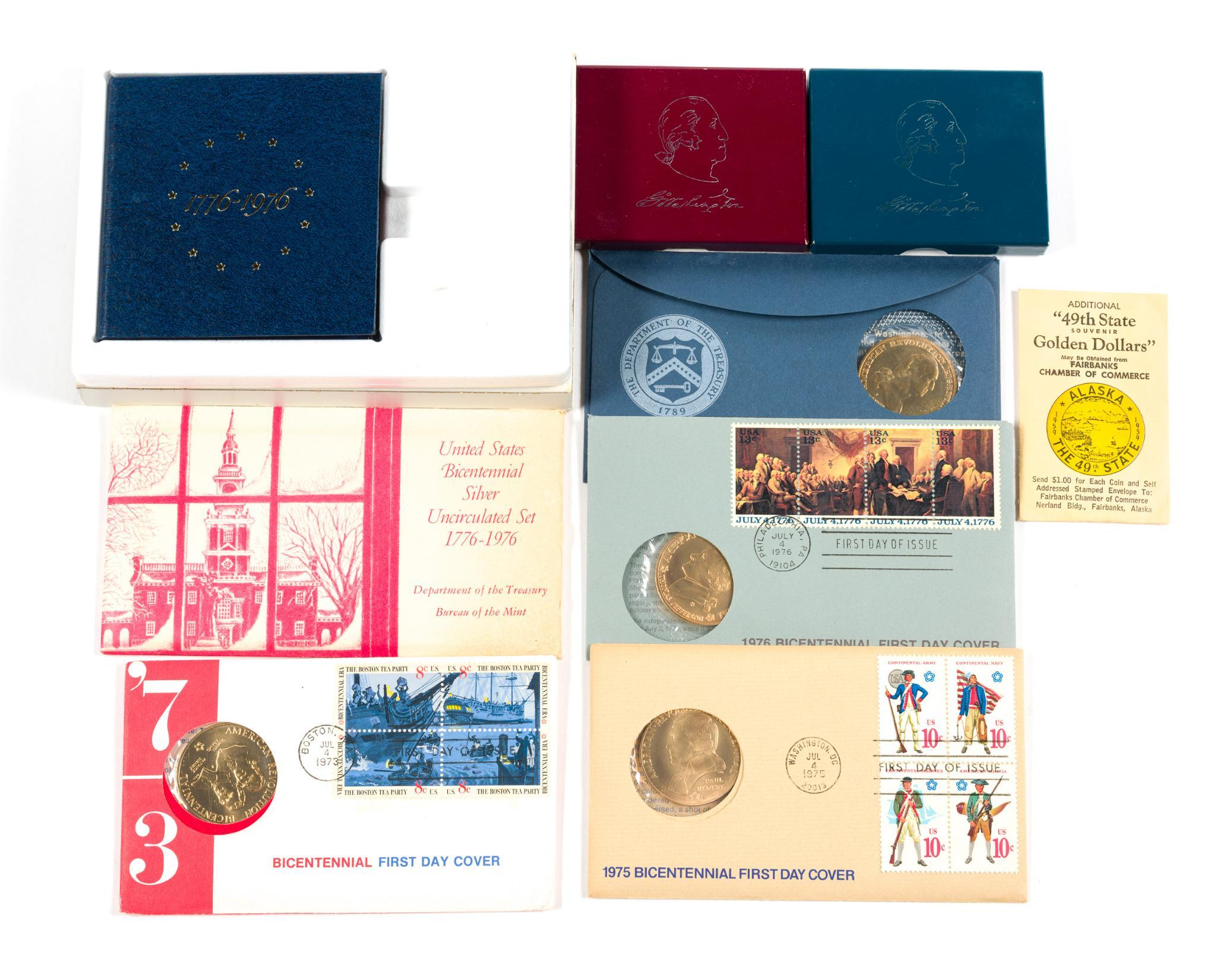 Bicentennial Silver Sets And Silver Half Dollar Commemoratives