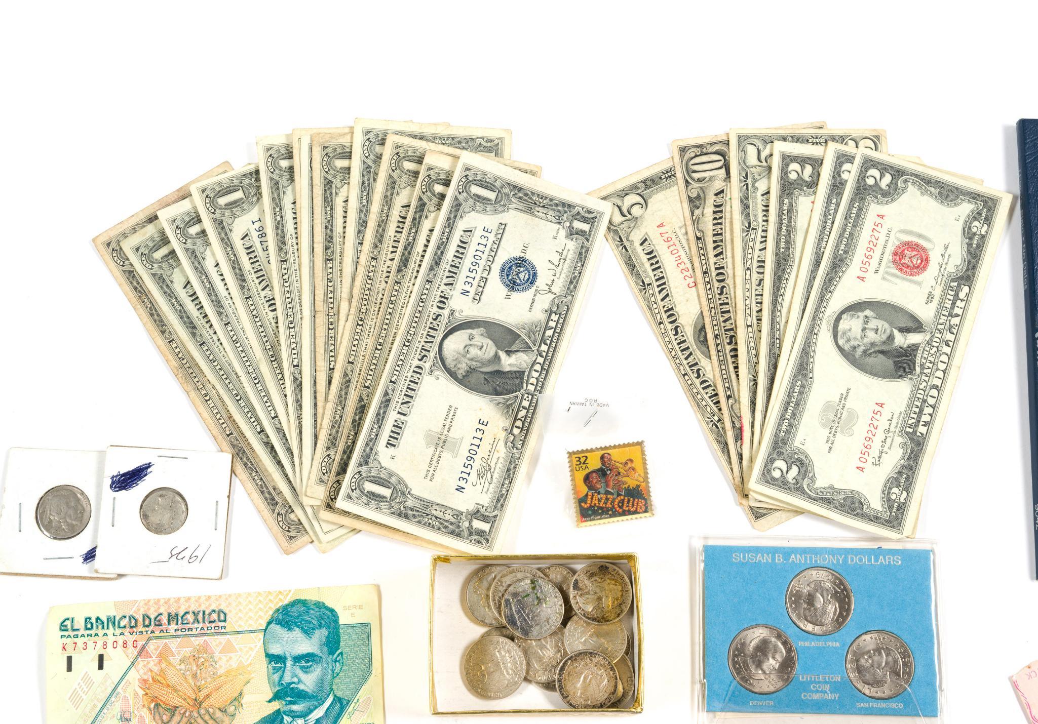 Silver Coins Silver Certificates Antique Bank Notes