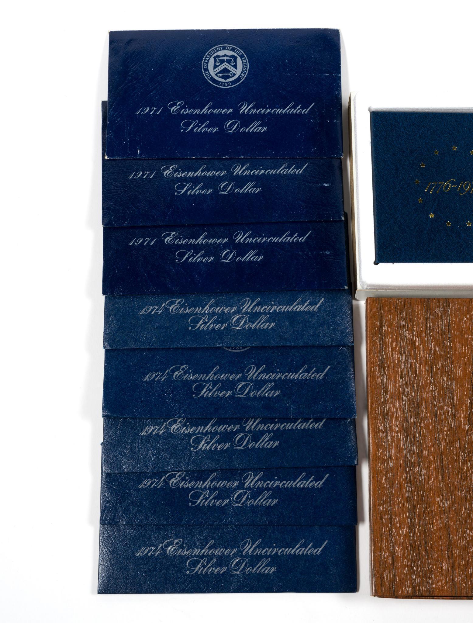 Eisenhower Proof And Uncirculated Silver Dollars