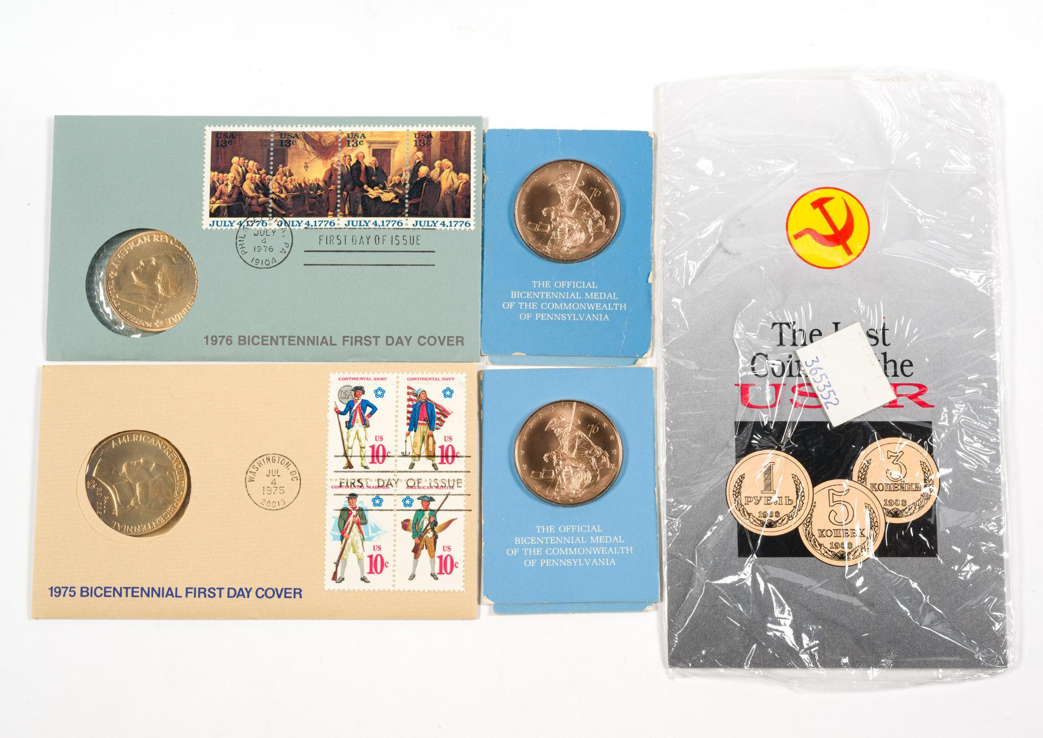 Medallions And Commemorative Coins Including Silver