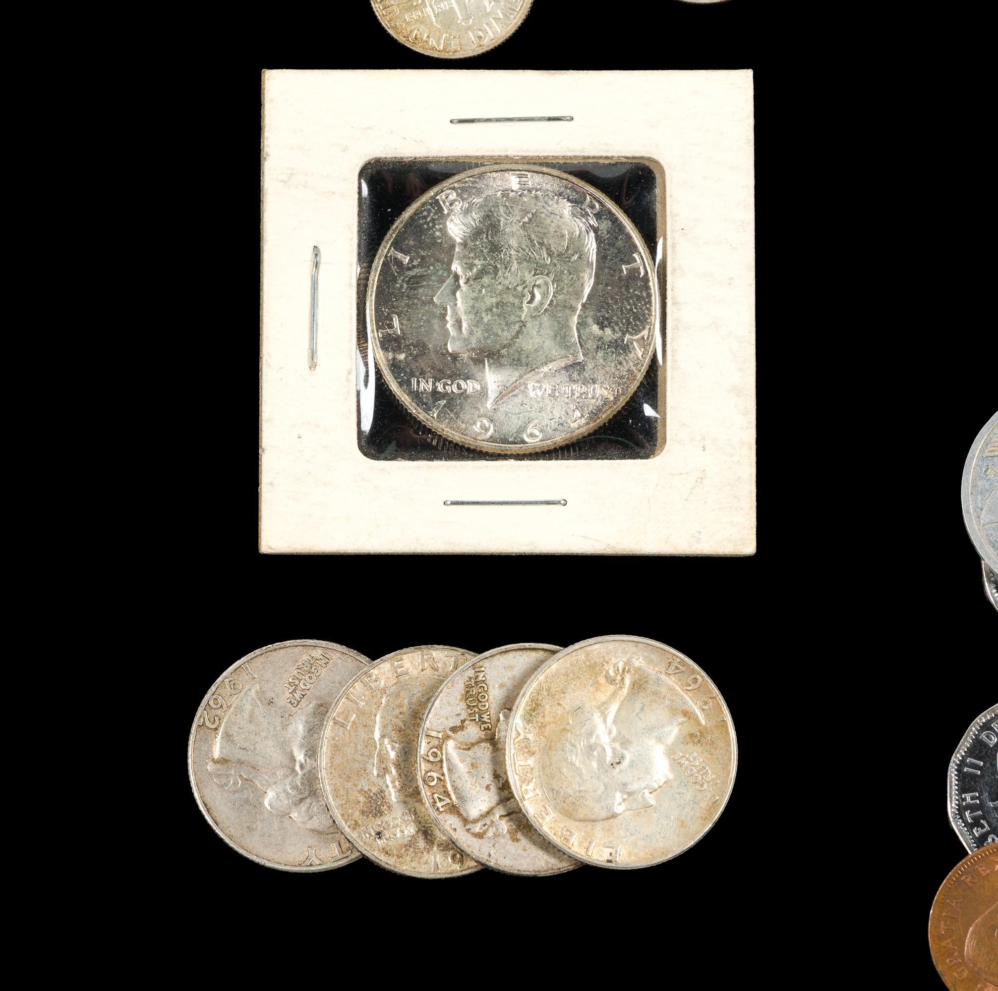 Mixed US And World Coins Including Silver