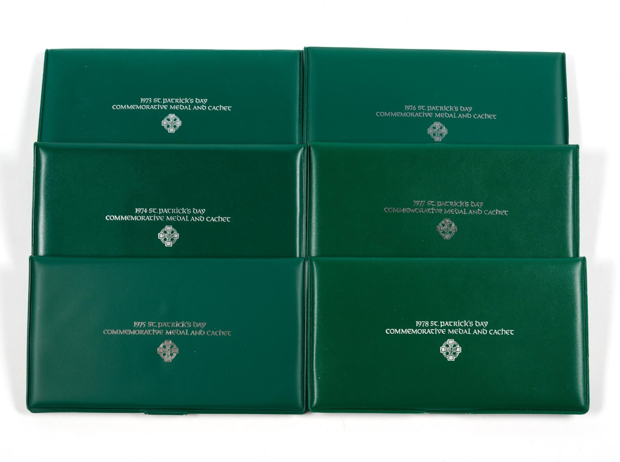 Six Pure Silver St. Patrick's Day Commemorative Medals
