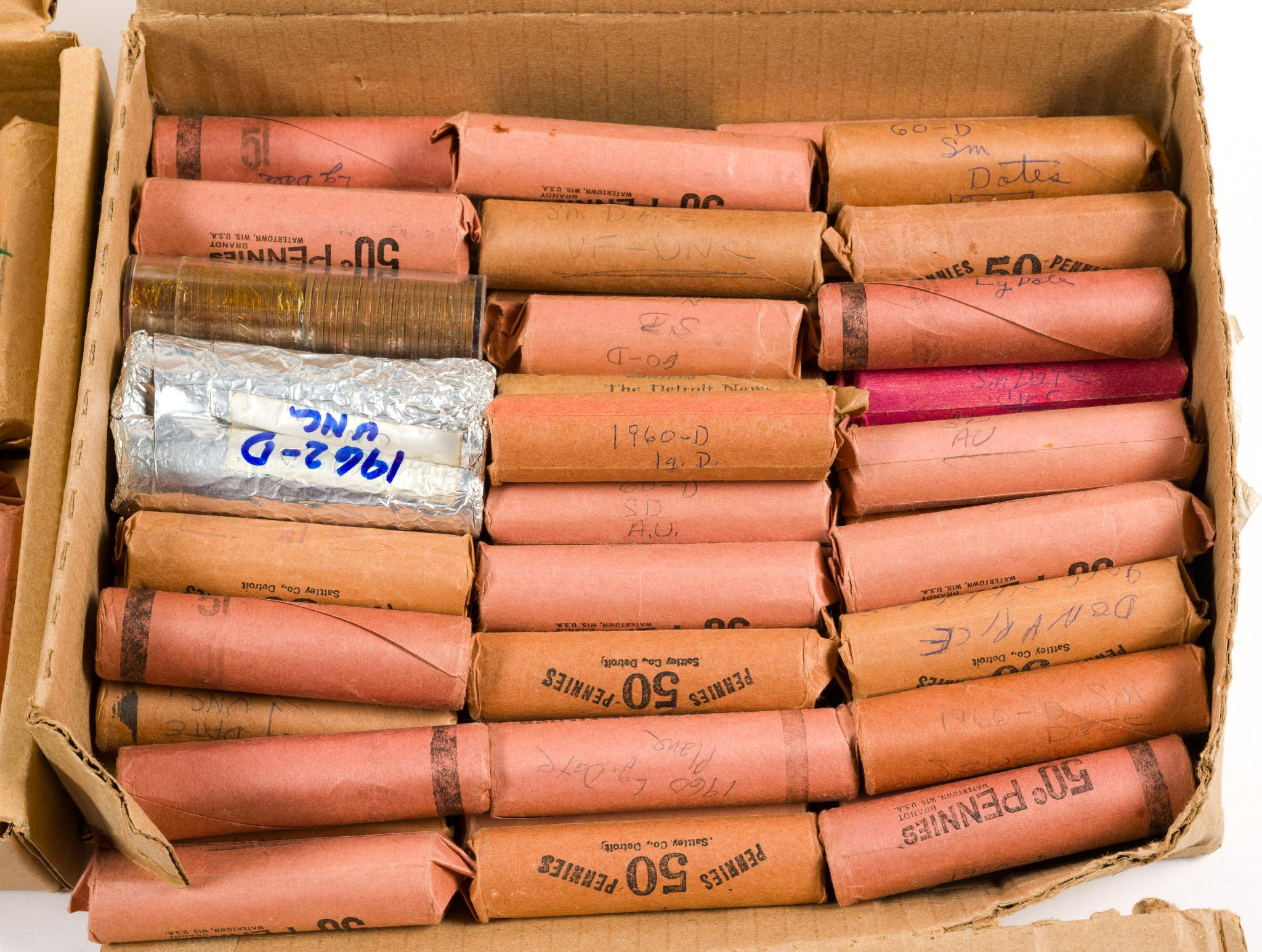 Over 7000 Copper Cents Including Indian Head And Wheat