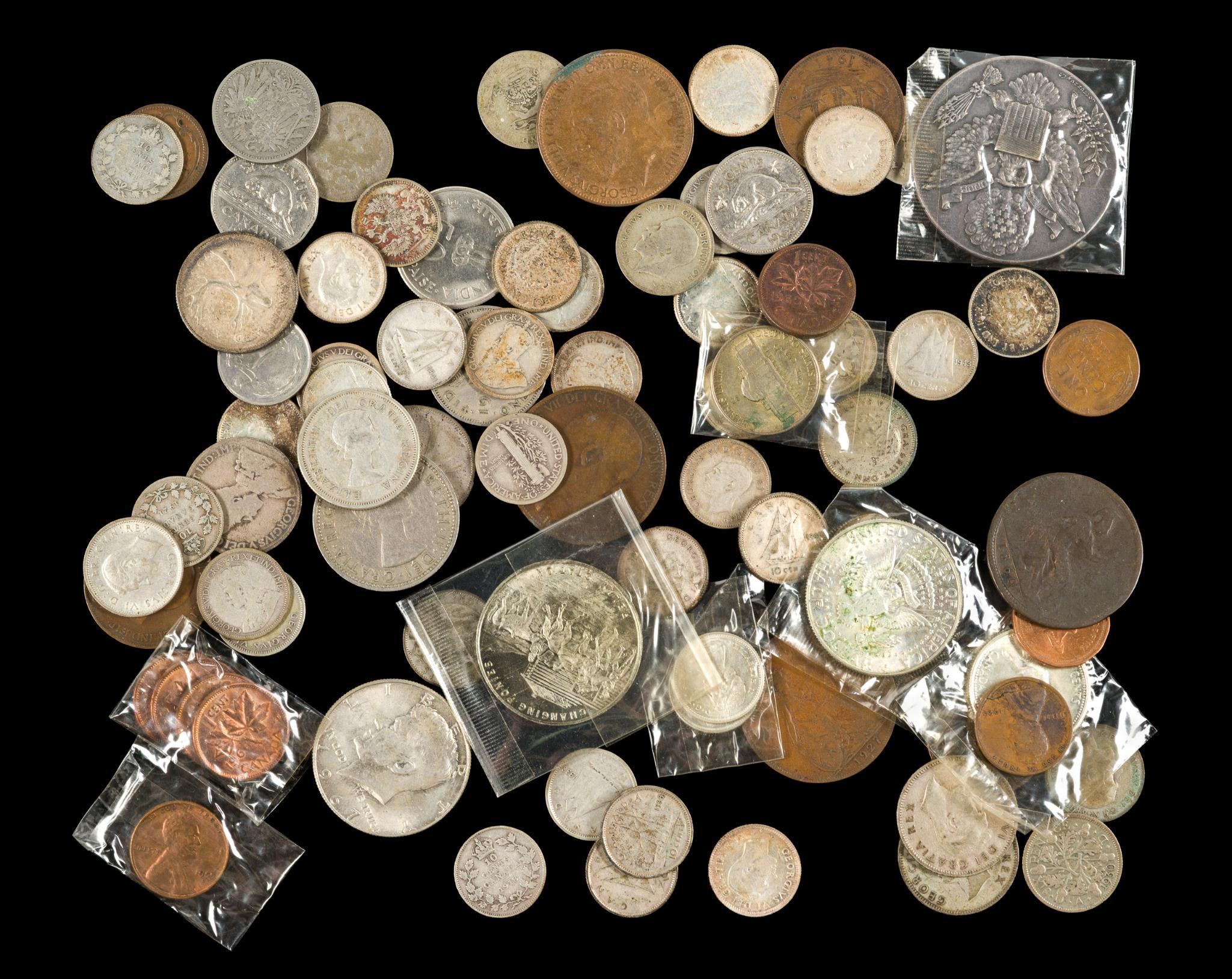 World Coins Including Silver