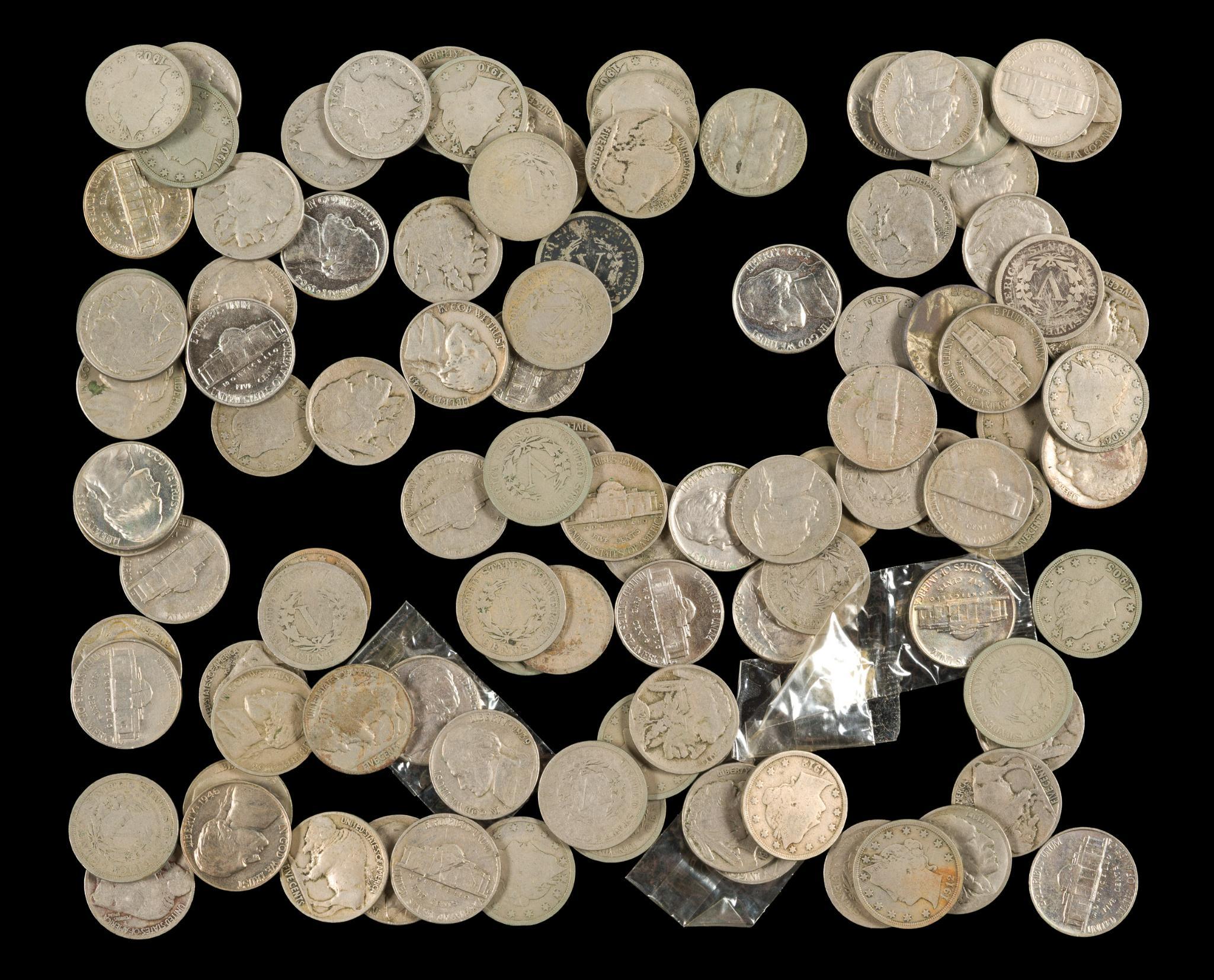 Nickels Including Buffalo V Liberty And Jefferson
