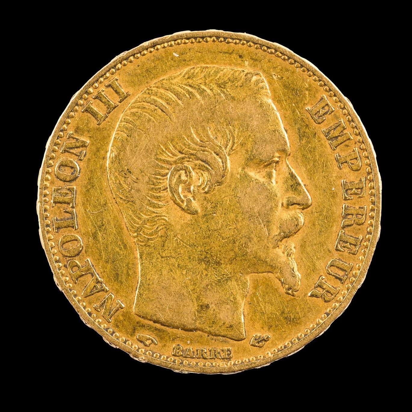 Twenty Francs Gold Coin 1867