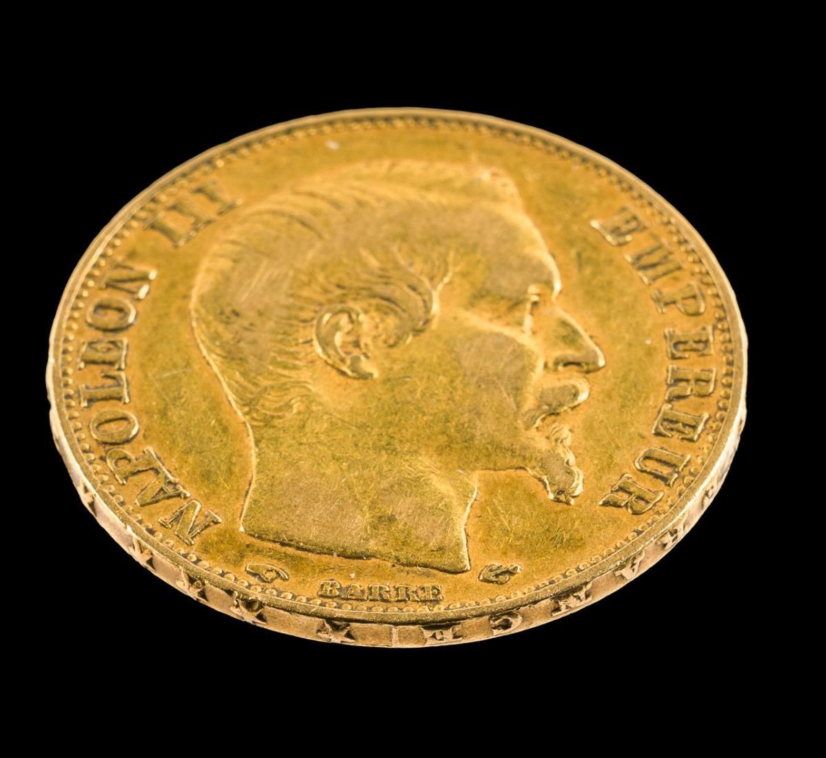 Twenty Francs Gold Coin 1867