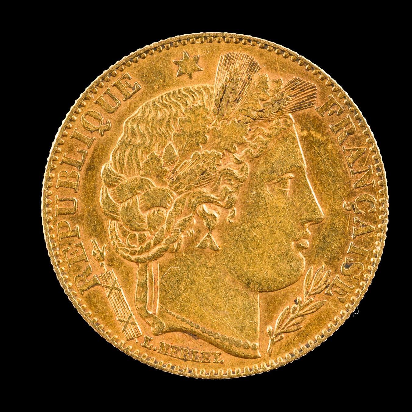 Ten Francs Gold Coin 1895