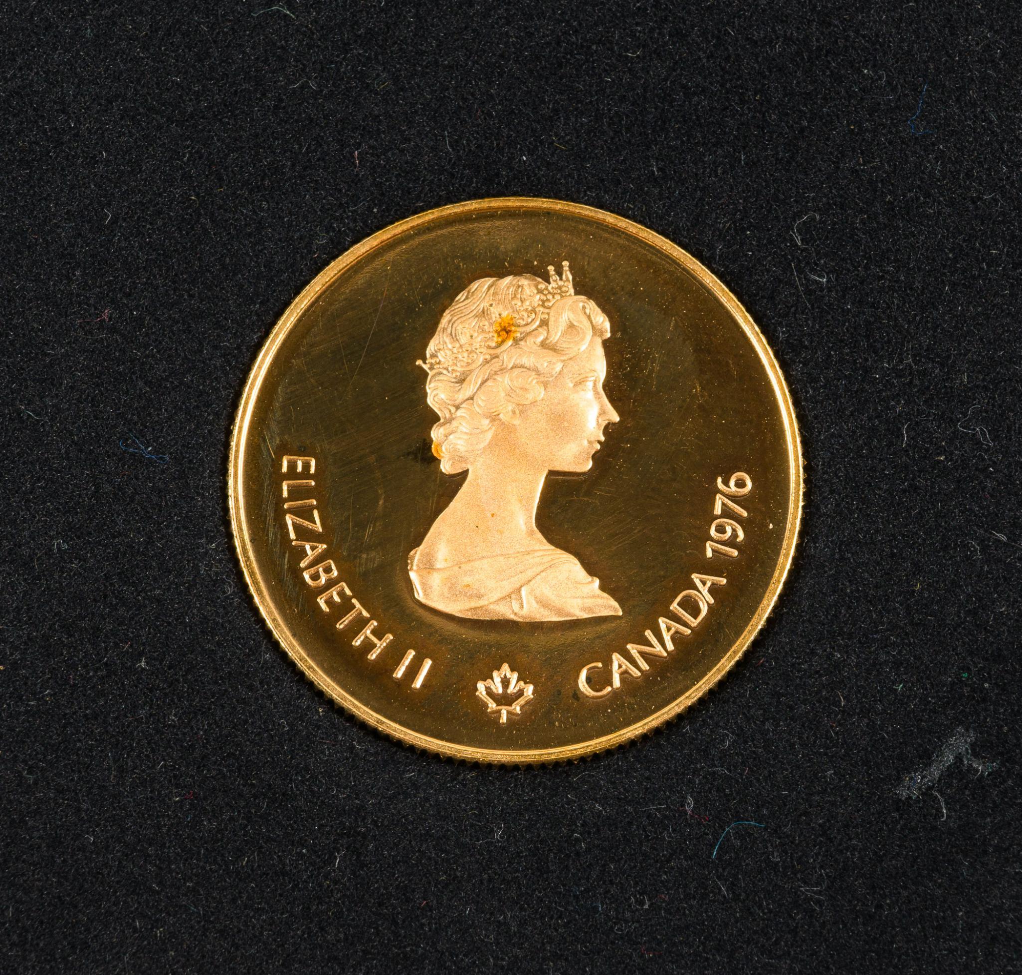 1976 Gold Proof Canadian Olympic Coin