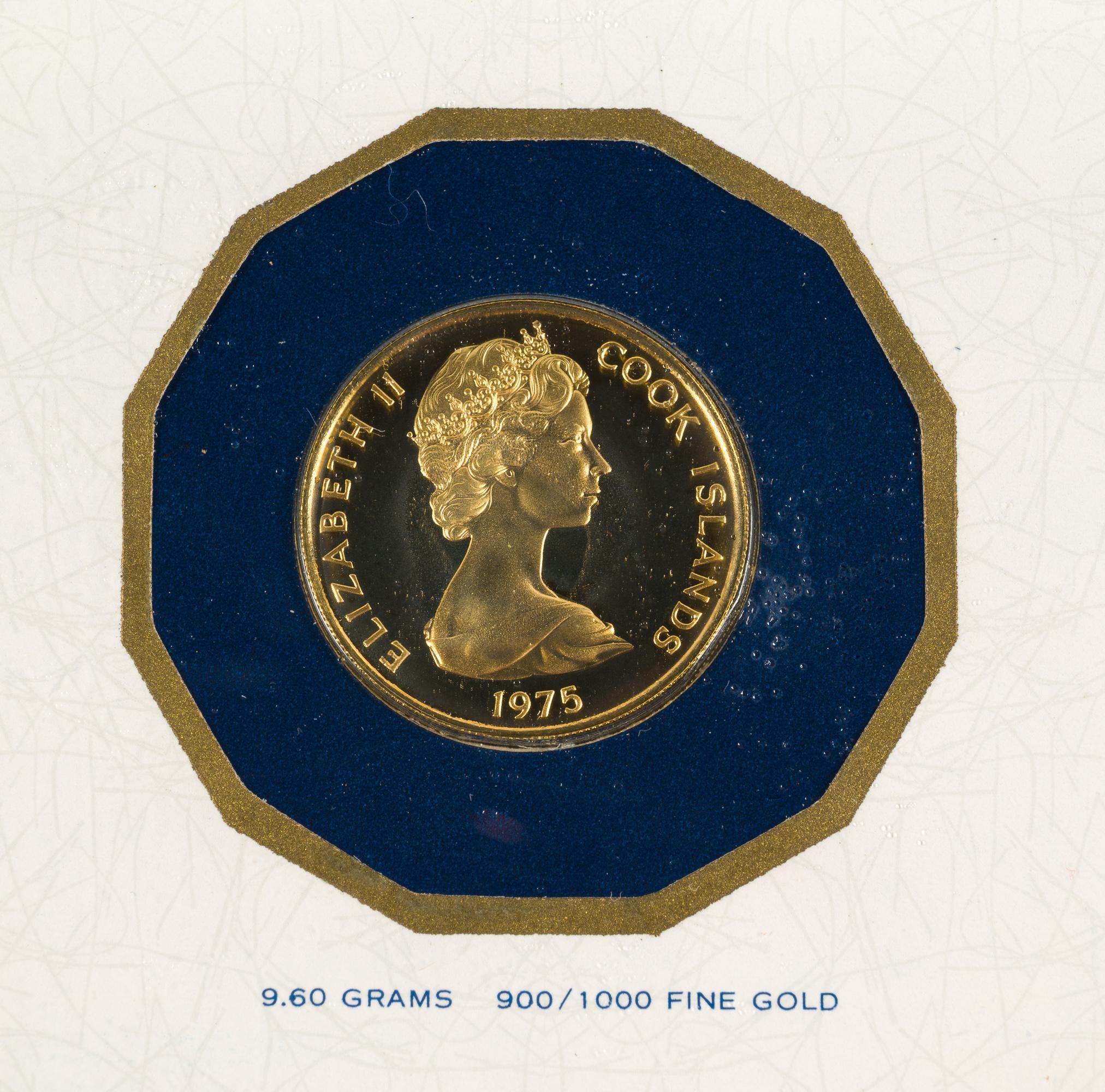 Cook Islands $100 Gold 1975