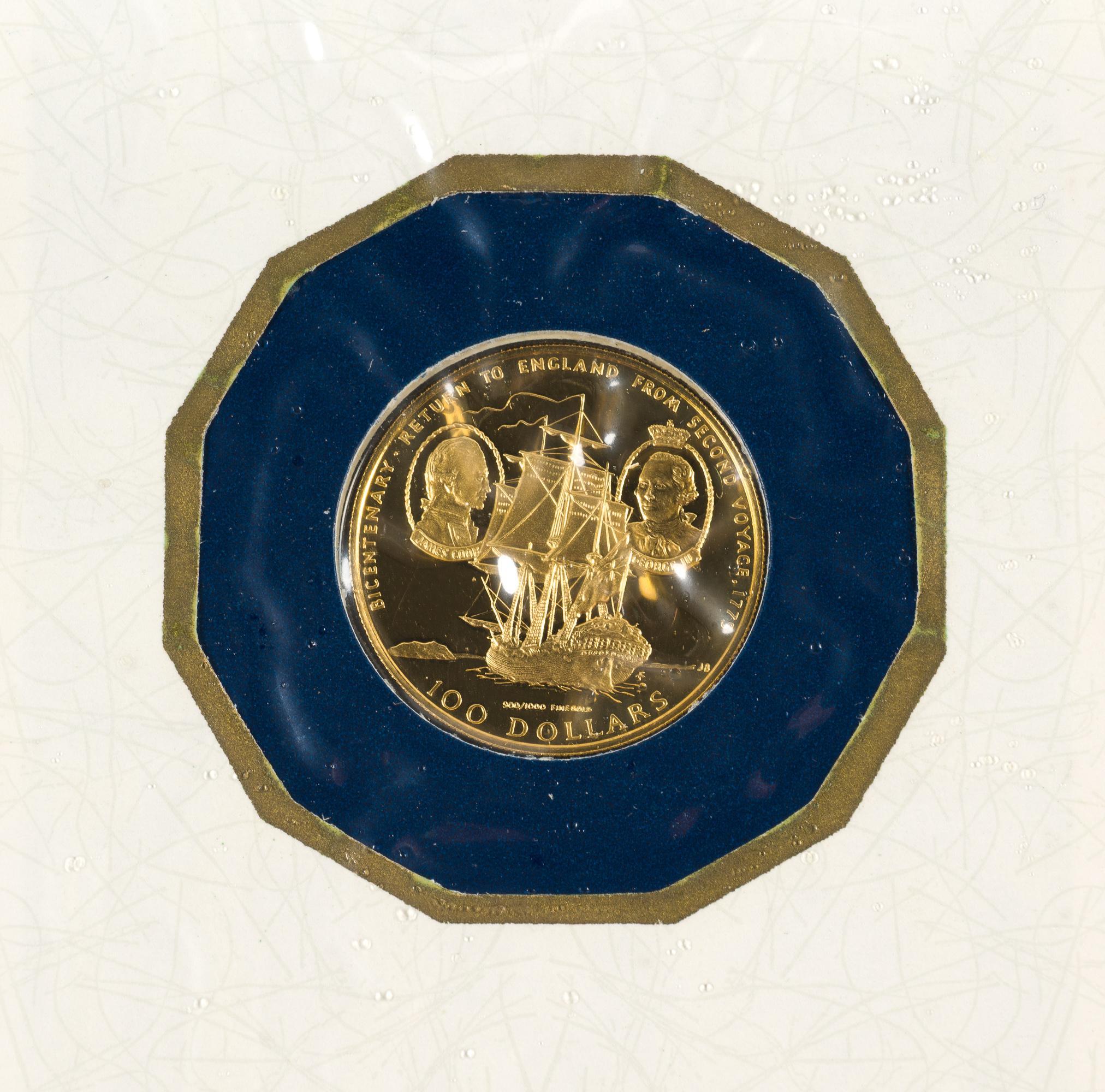 Cook Islands $100 Gold 1975