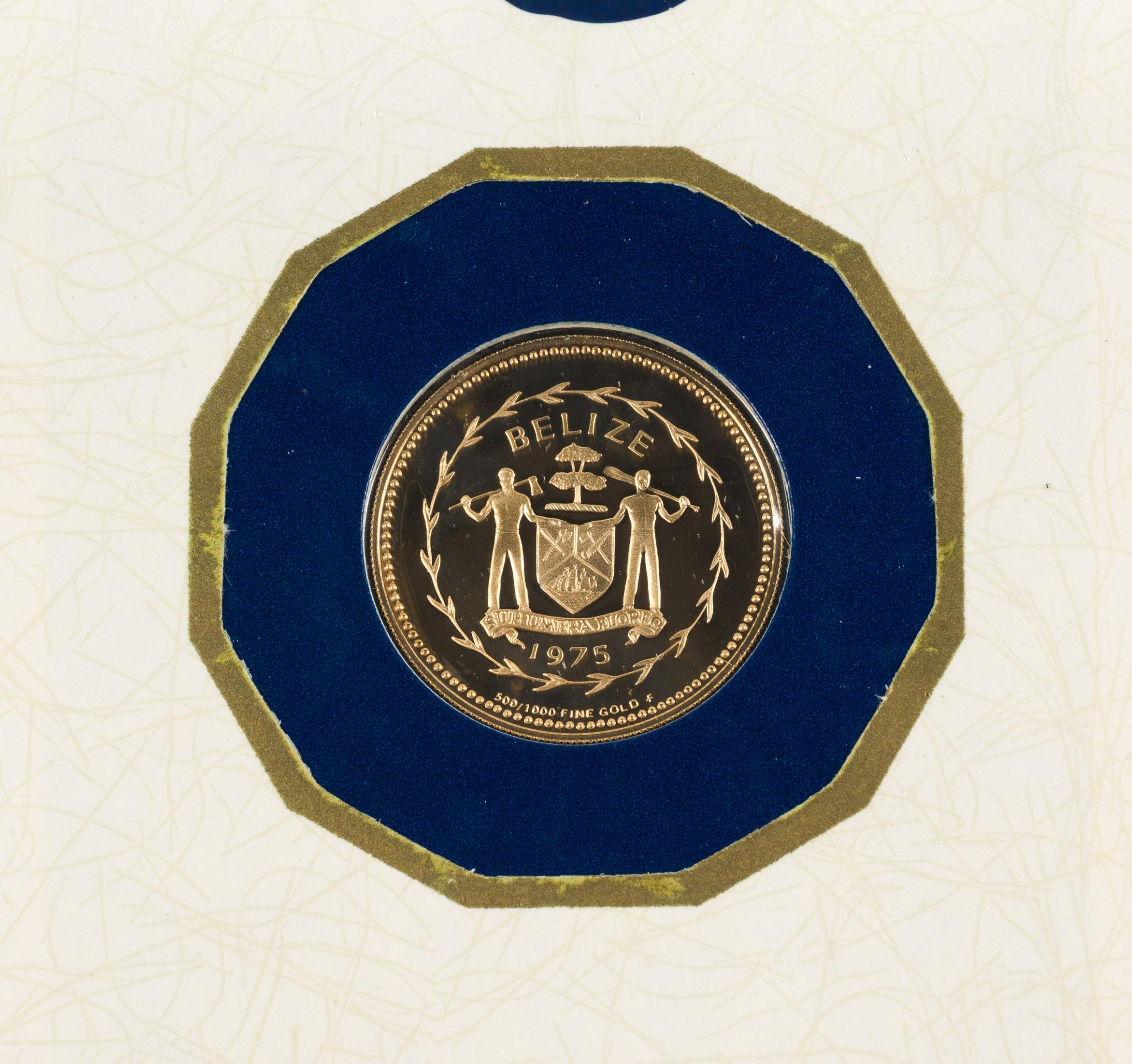 Belize $100 Gold 1975