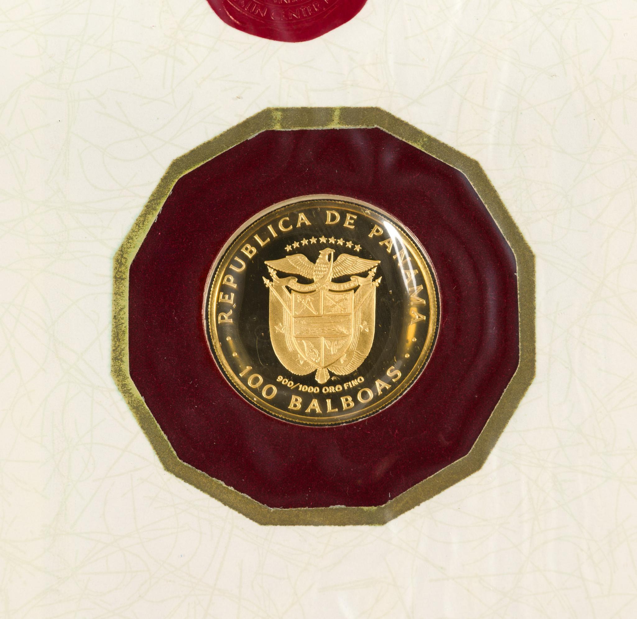 Bermuda 100 Balboas Gold 1975