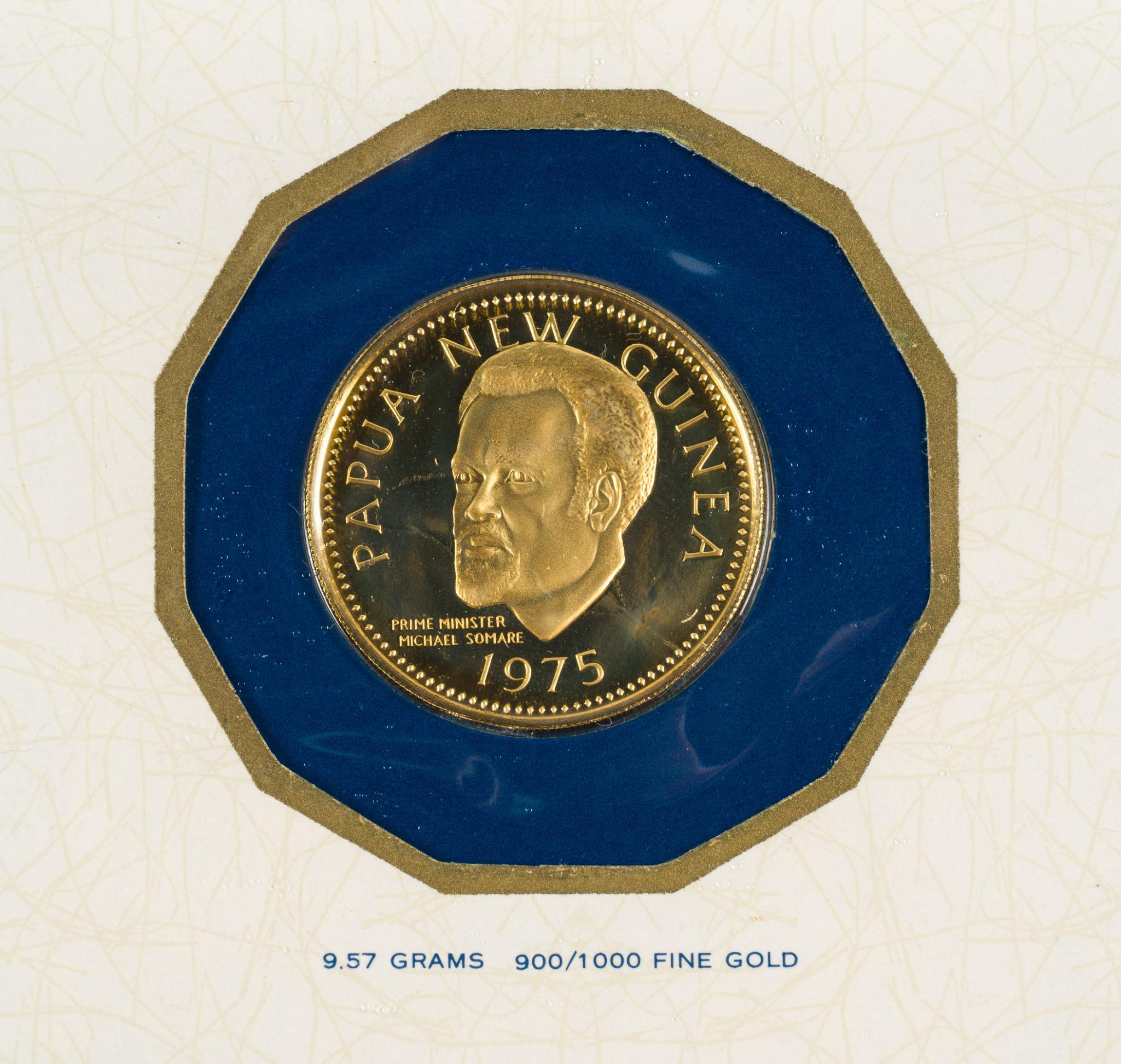 Papau New Guinea 100 Kinba Gold 1975