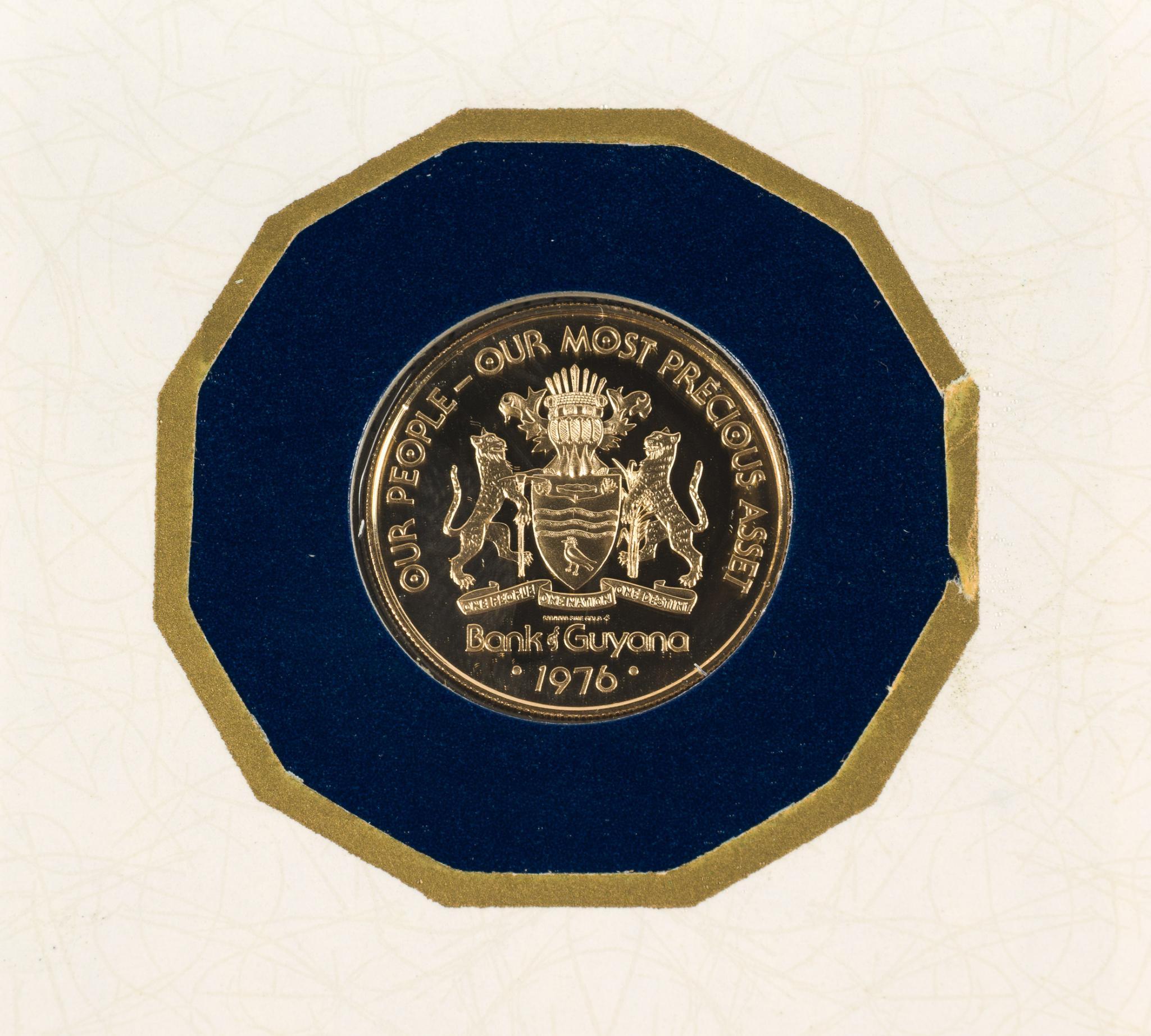Guyana $100 Gold 1976