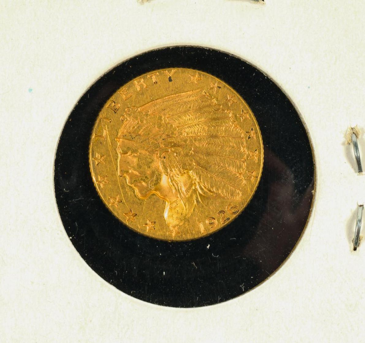1926 Indian Gold $2 1/2 Coin