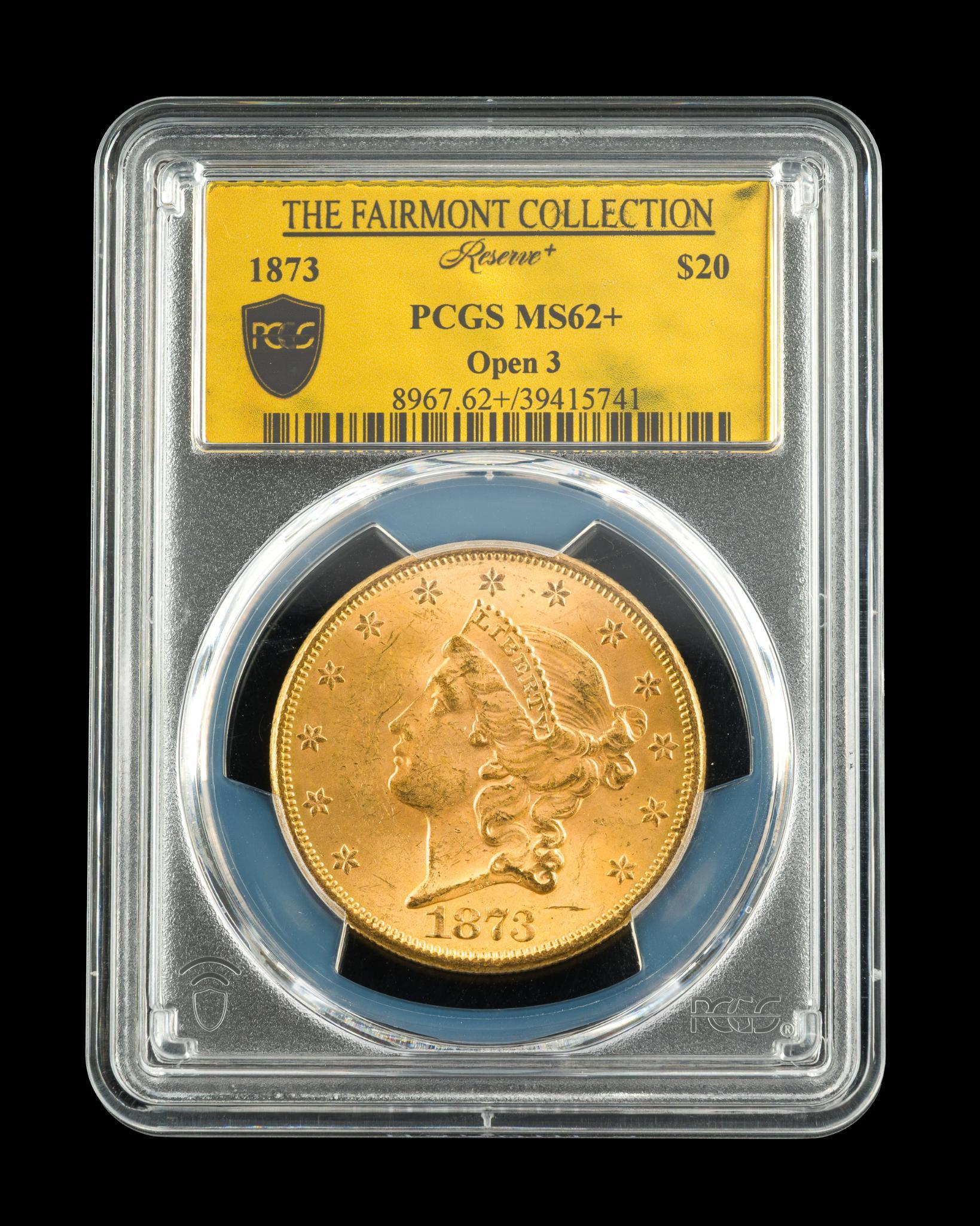 1873-S Twenty Dollar Gold Coin PCGS Graded