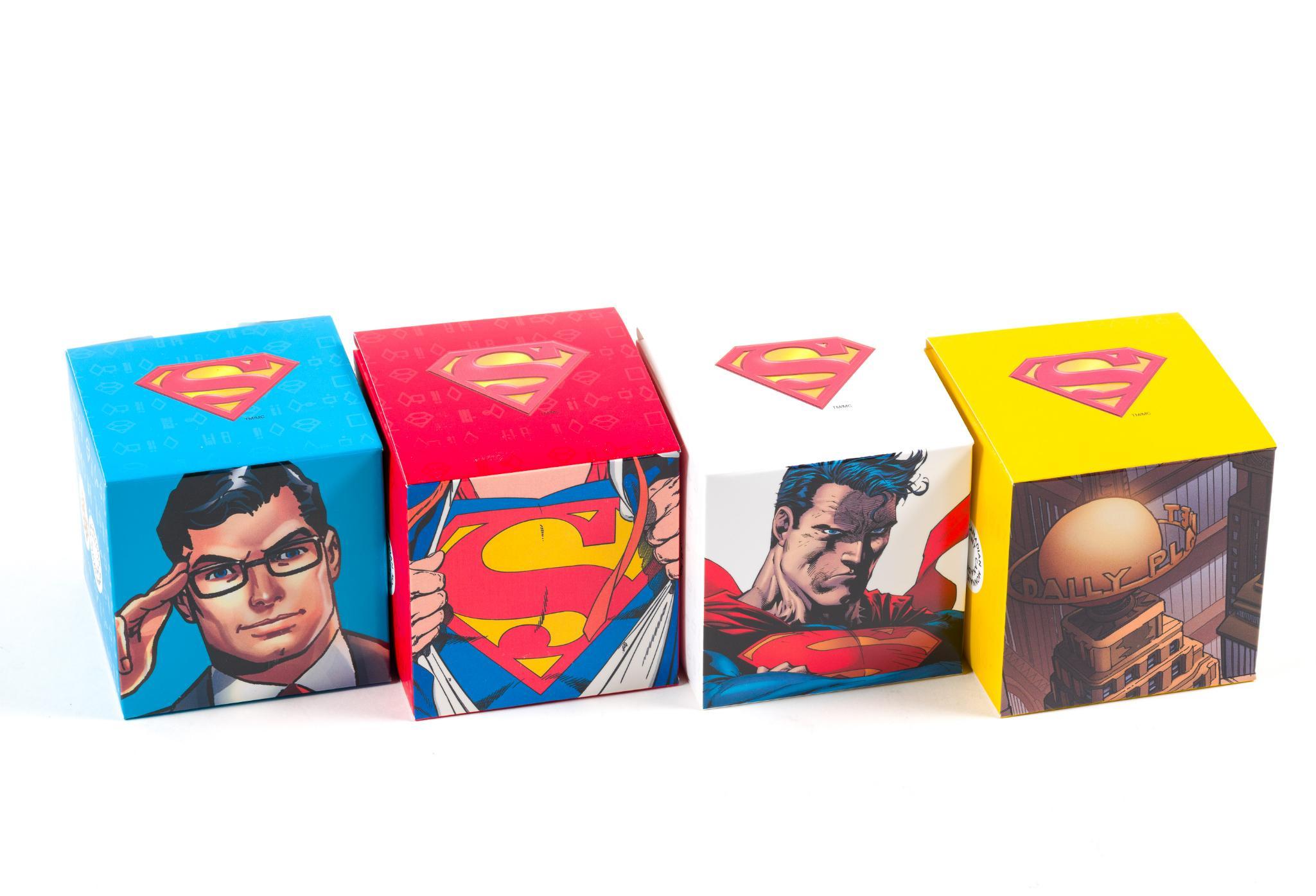 Four Superman Pure Silver Proof Commemorative Canada Coins 2013