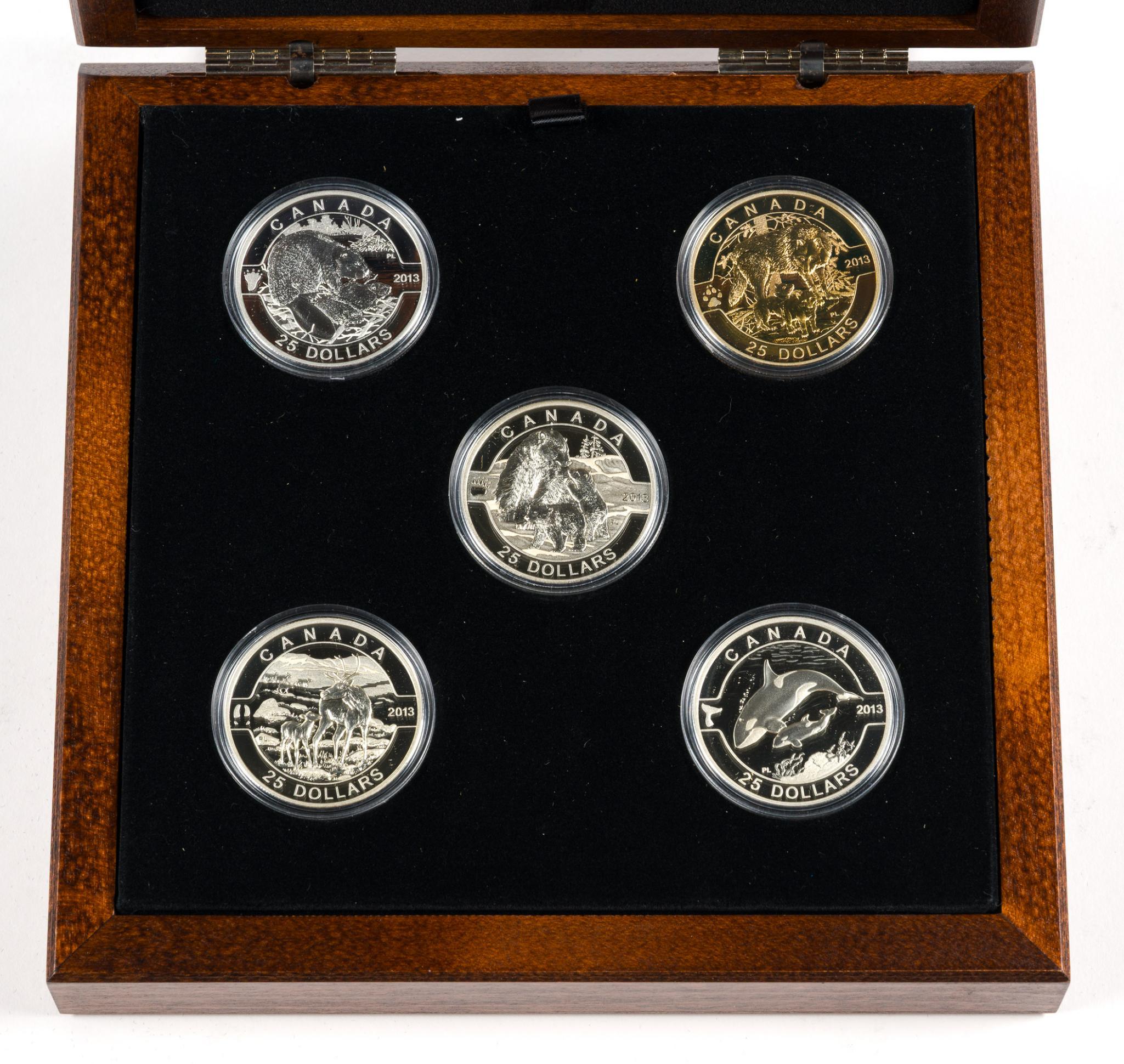 O Canada Pure Silver Coin Sets 2013