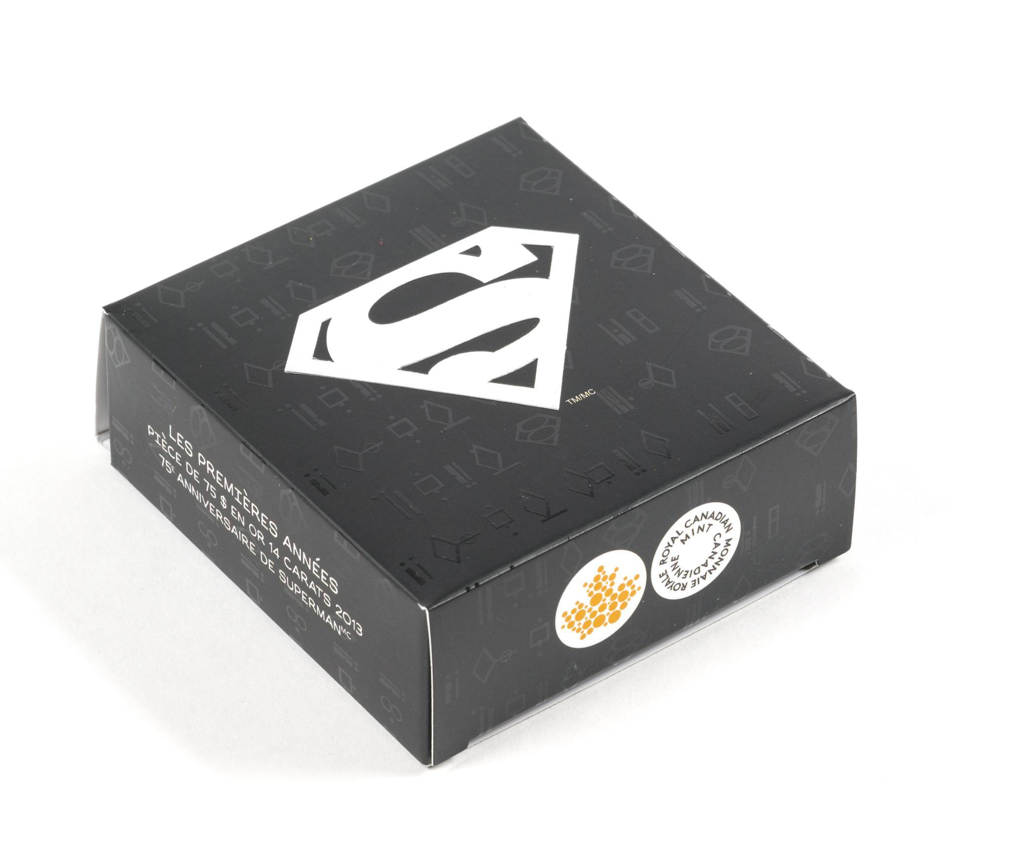14K Gold Coin 2013 Canada Siuperman Series