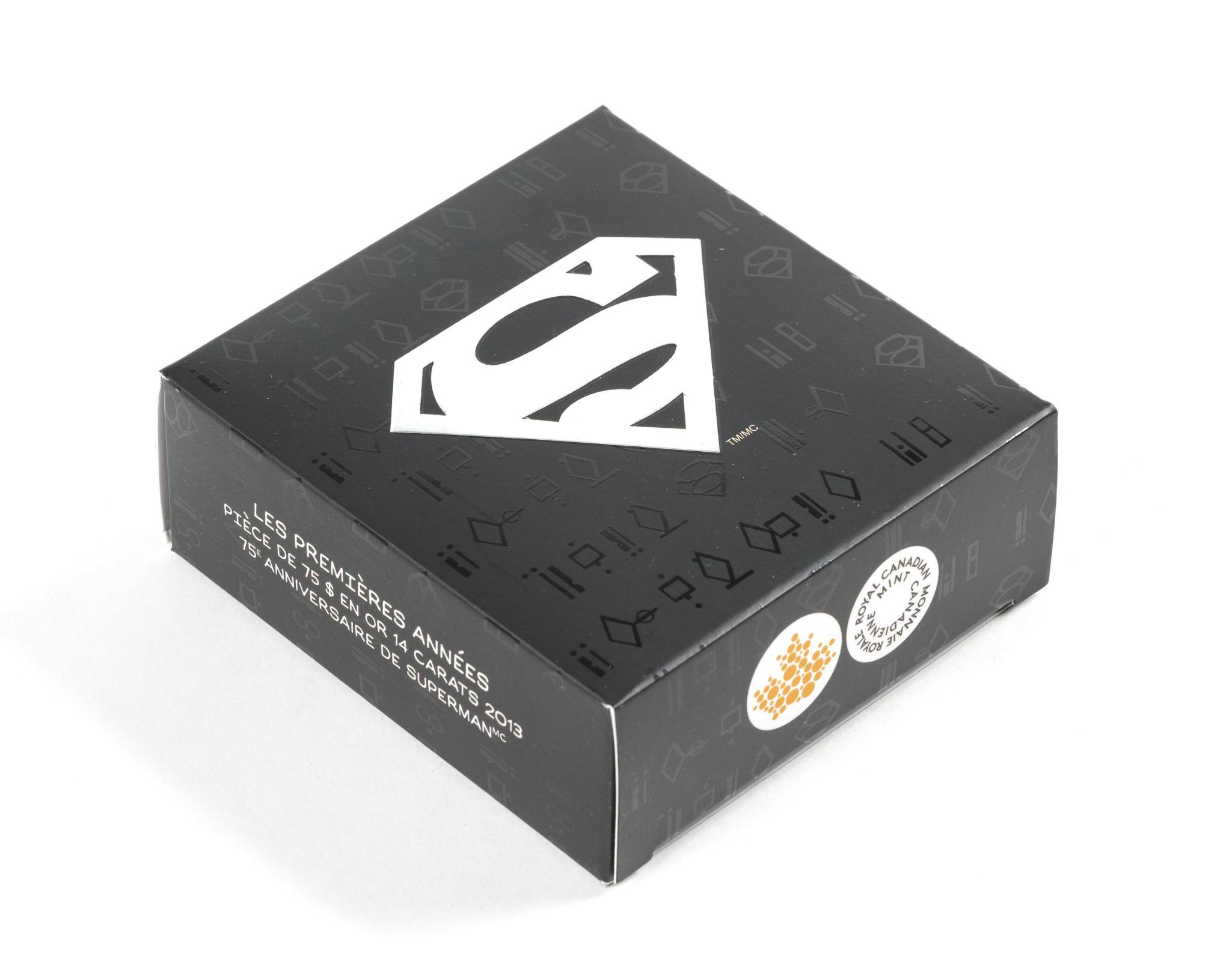 14K Gold Coin 2013 Canada Siuperman Series