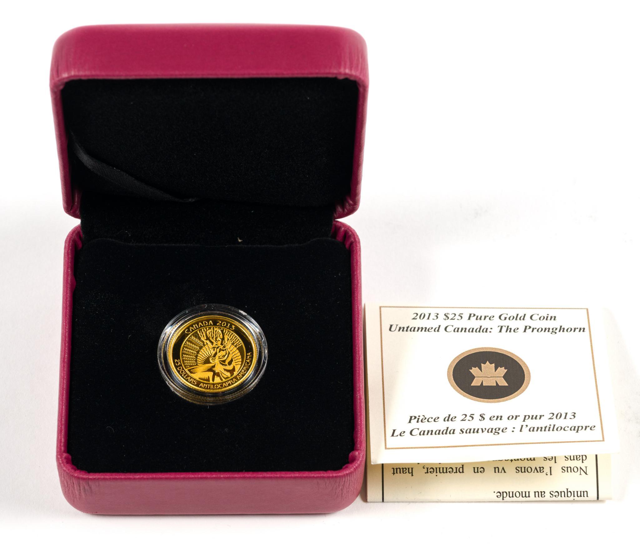 Pure Gold Canada 2013 Commemorative Coin