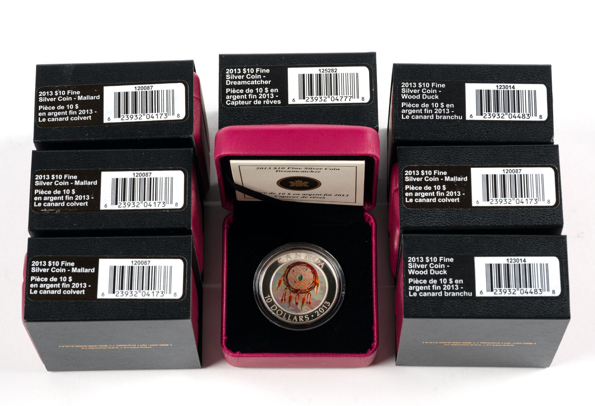 Twenty Pure Silver 2013 Canada Commemorative Coins