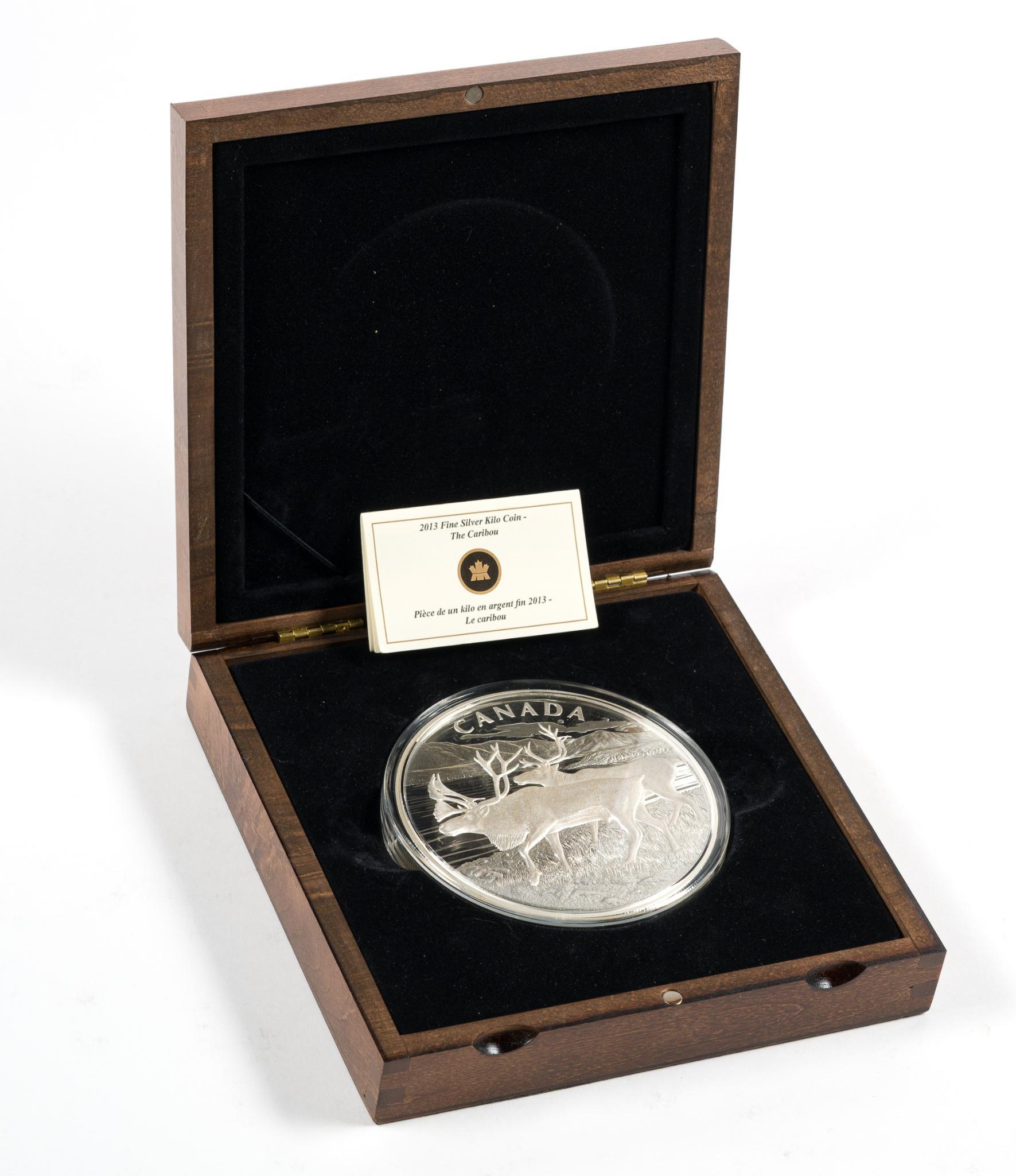 One Kilogram Pure Silver 2013 Canada Coin