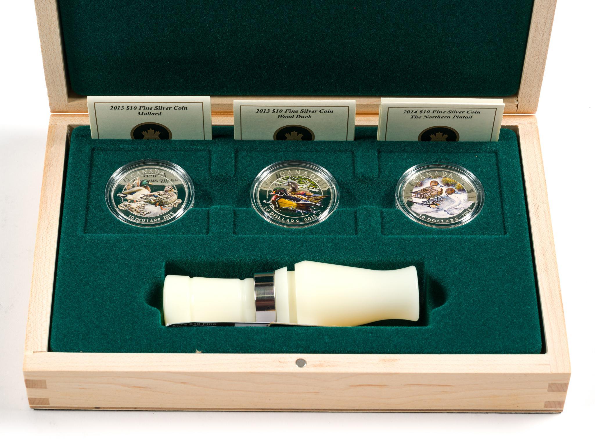 Six Sets Of Pure Silver Coins 2013 Canada