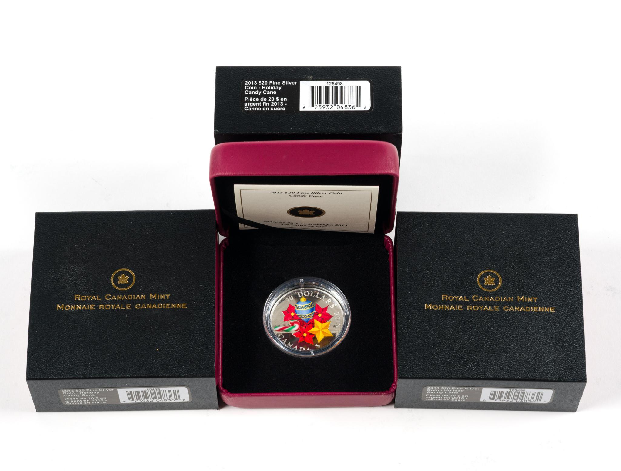 Twenty Canada Pure Silver One Troy Ounce Commemorative Coins