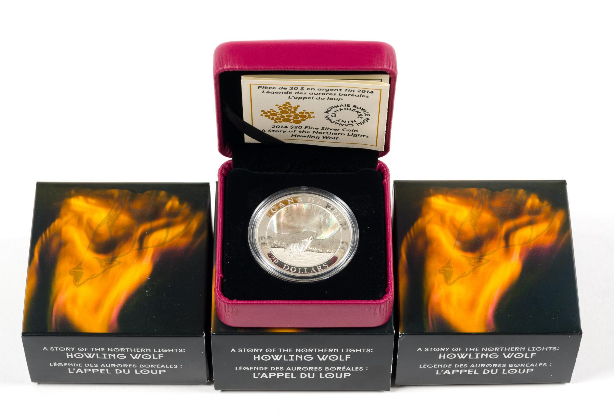 Twenty Canada Pure Silver One Troy Ounce Commemorative Coins