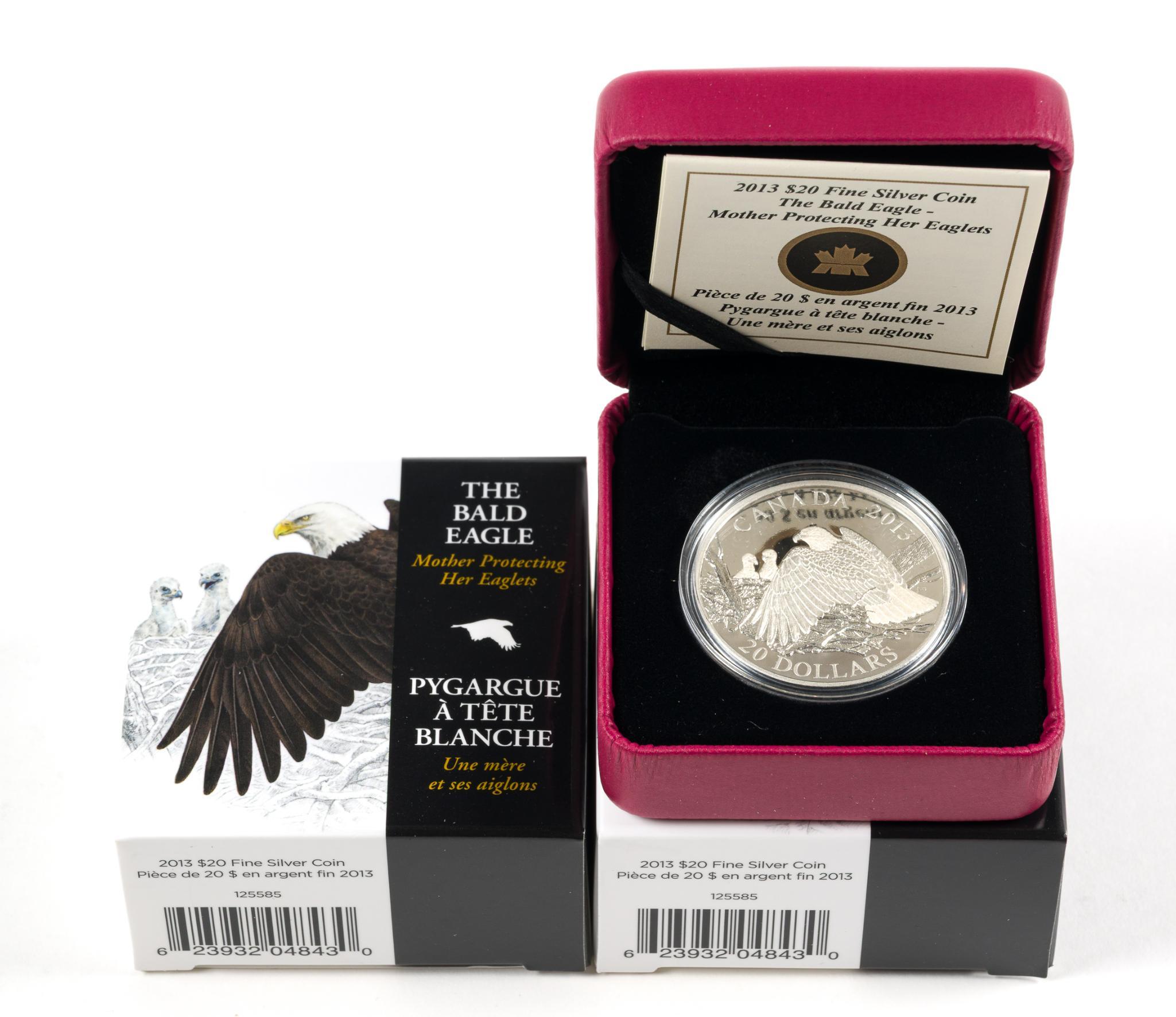 Twenty Canada Pure Silver One Troy Ounce Commemorative Coins