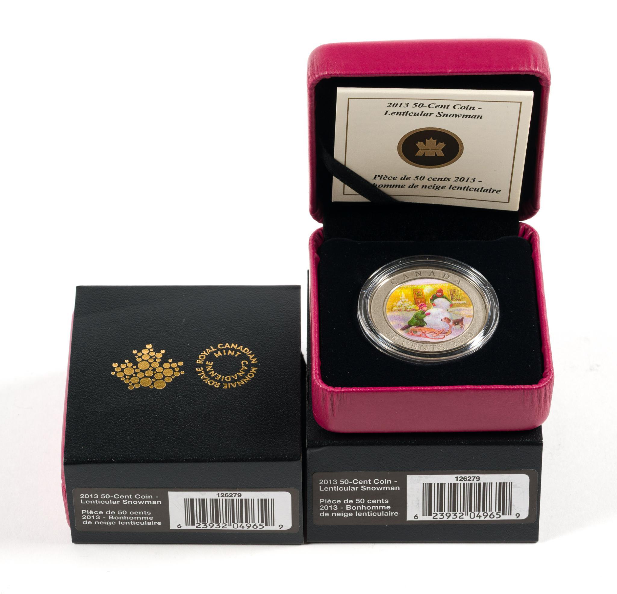 2013 Commemorative Canada Coins Coins Including Pure Silver