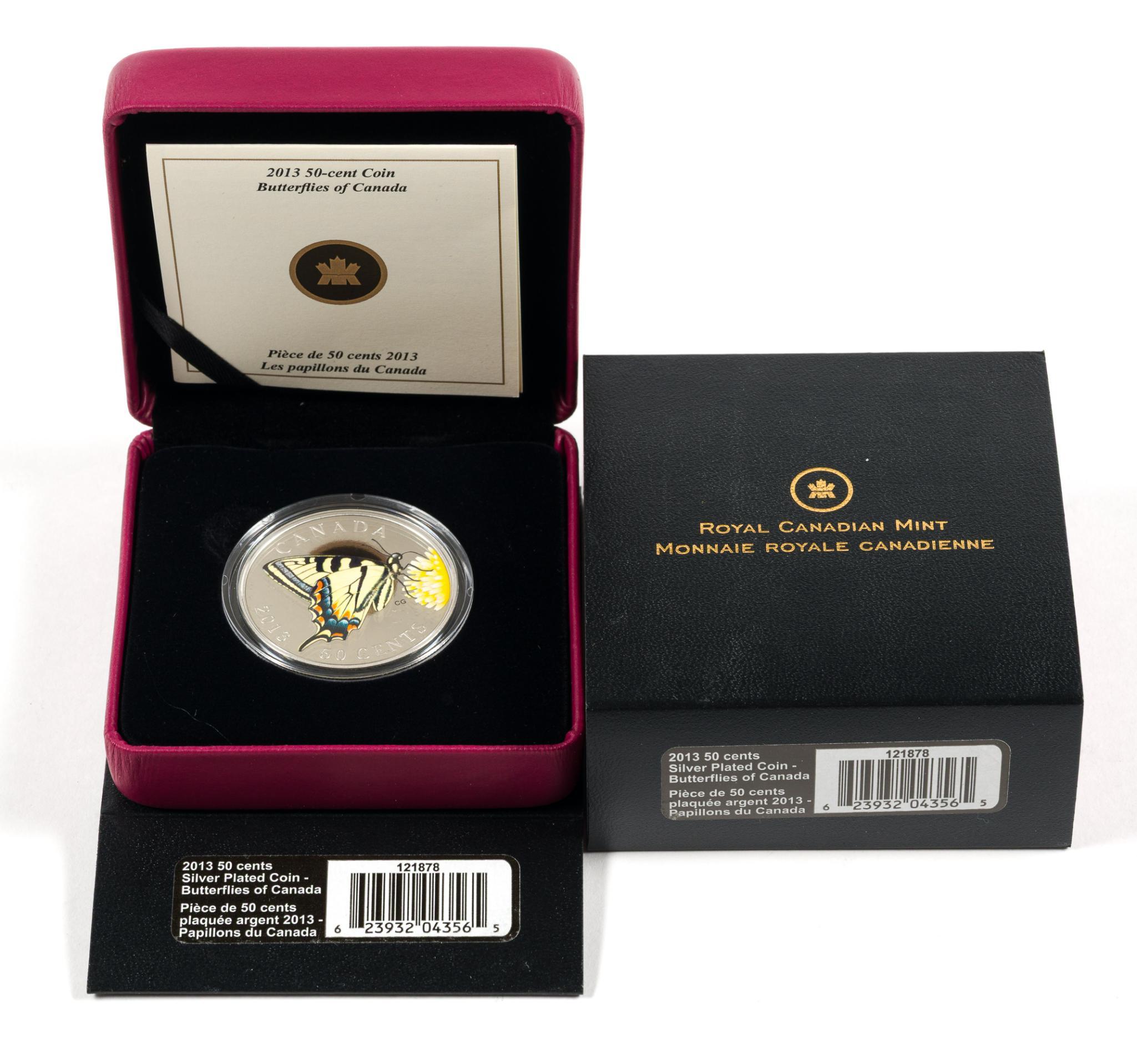 2013 Commemorative Canada Coins Coins Including Pure Silver