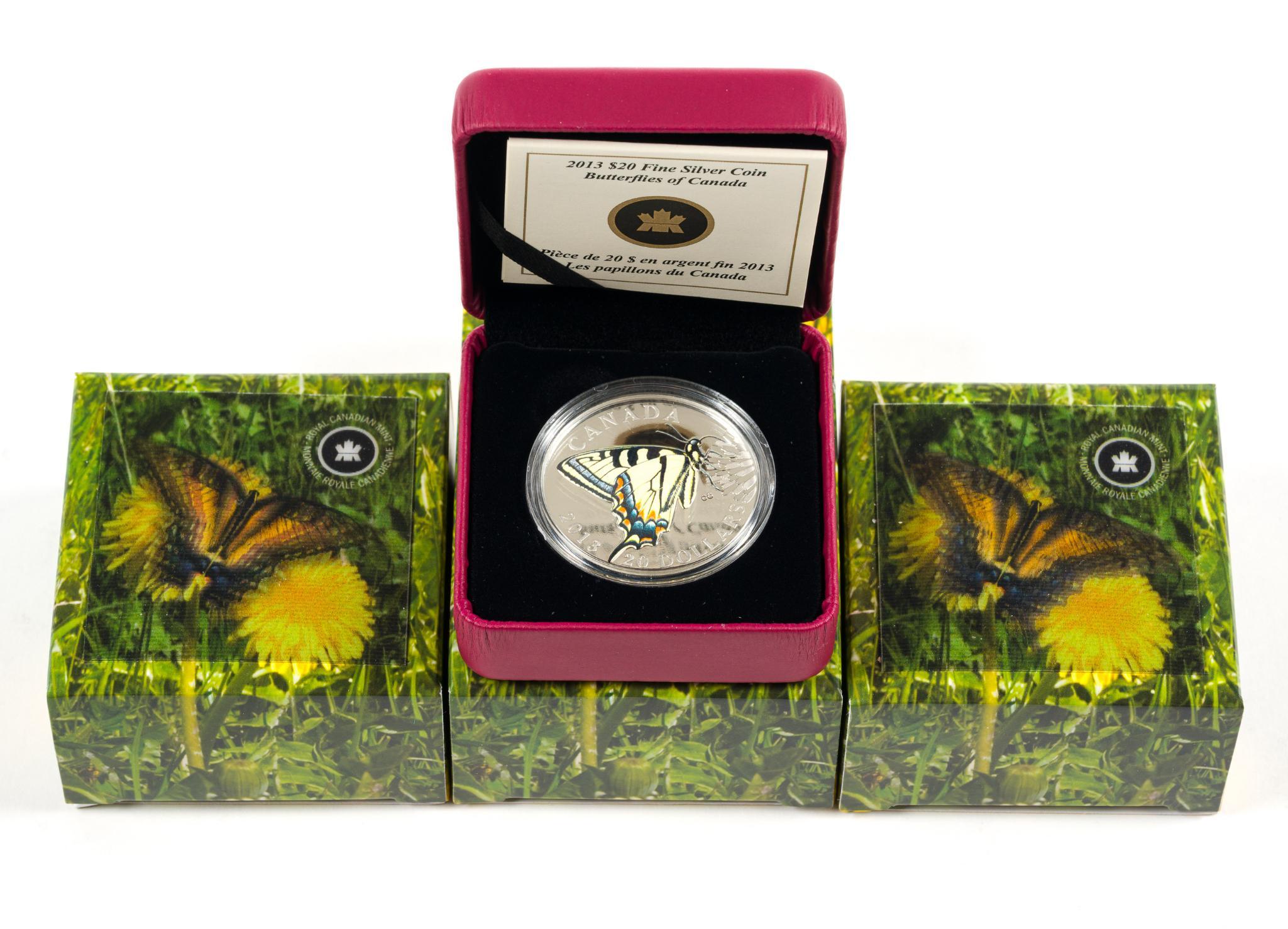2013 Commemorative Canada Coins Coins Including Pure Silver