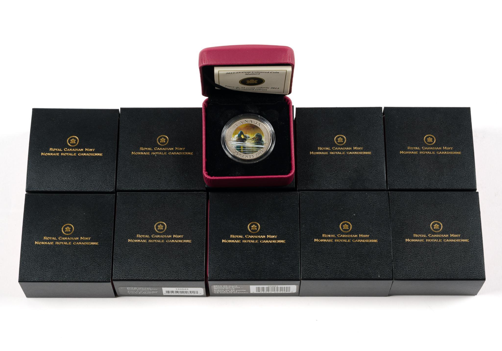 2013 Commemorative Canada Coins Coins Including Pure Silver