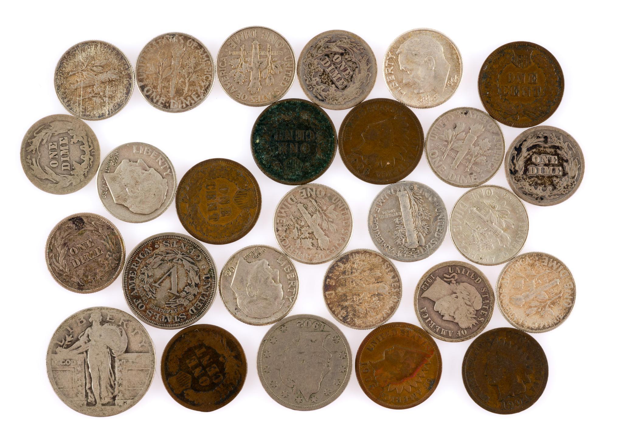 U.S. Coins Incl. Silver Barber Dimes