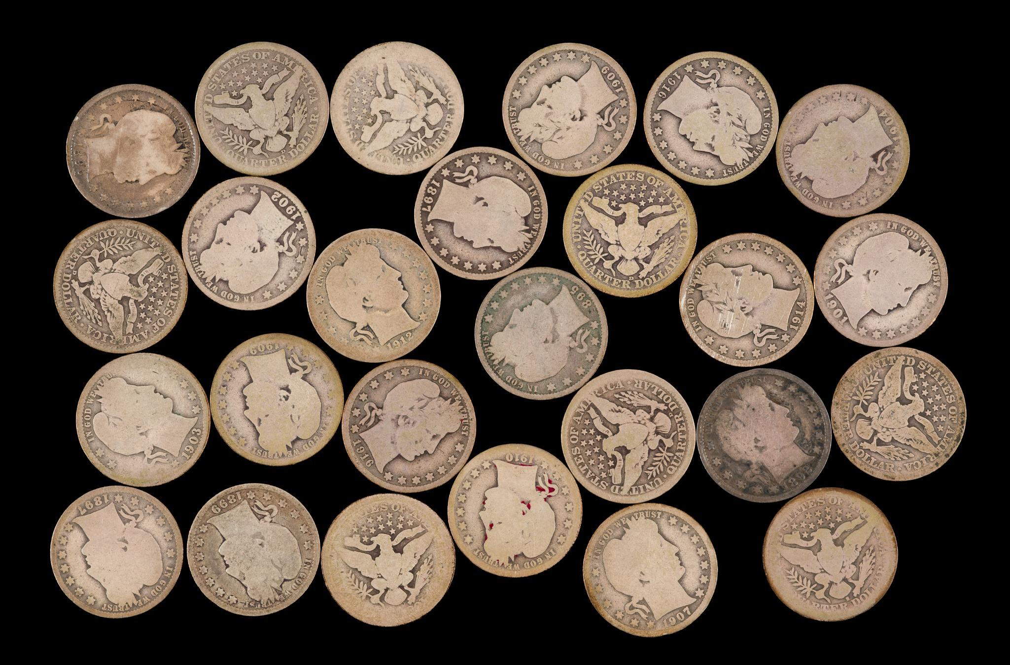 Twenty Six Barber Quarters