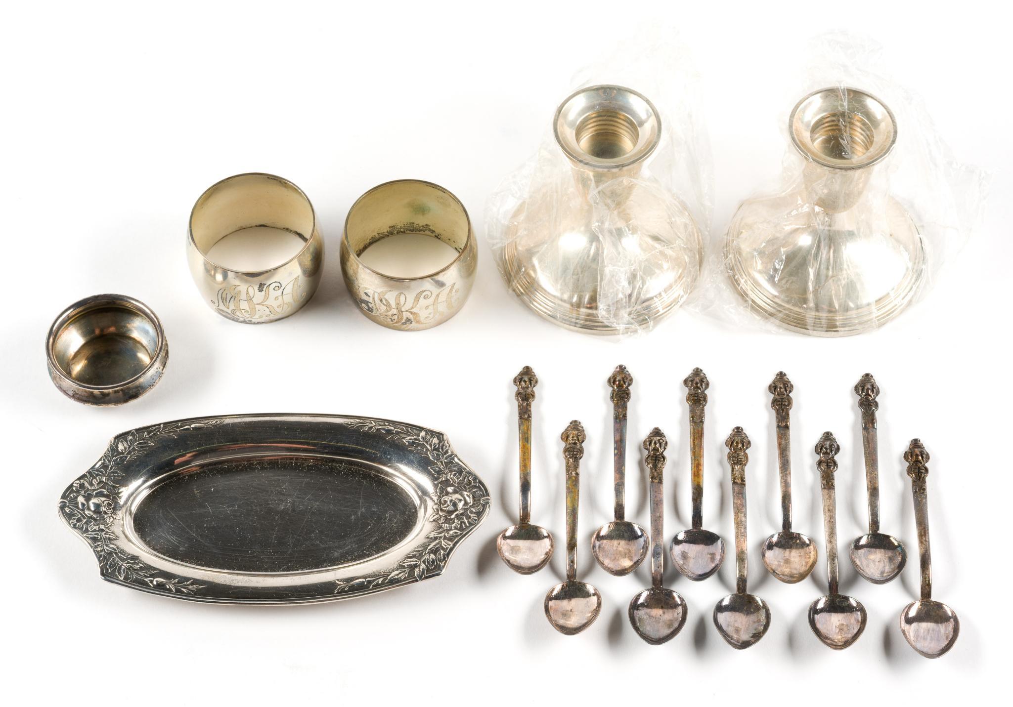 Sterling Silver Flatware and Serving