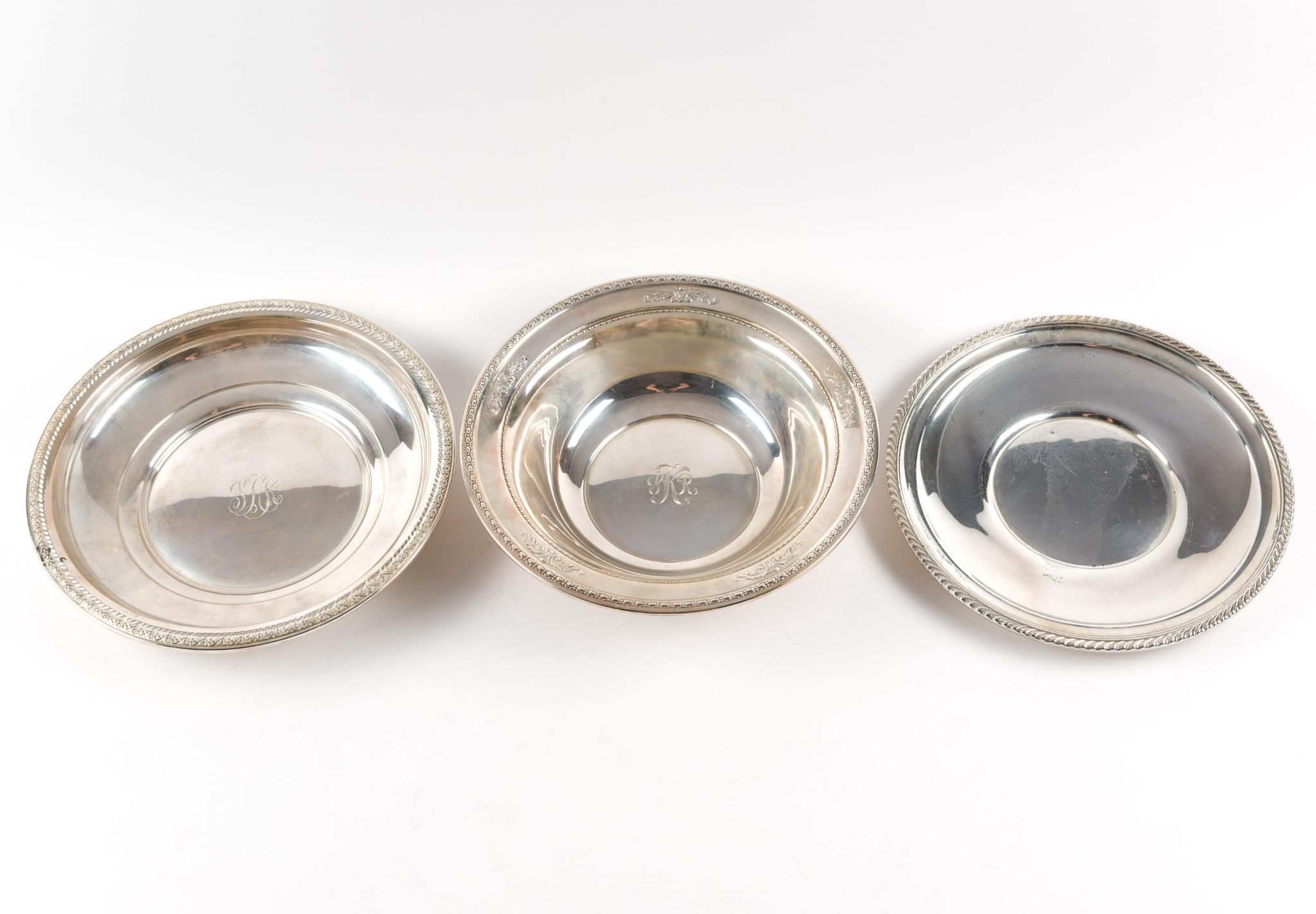 8 Pieces Sterling Silver Hollowware