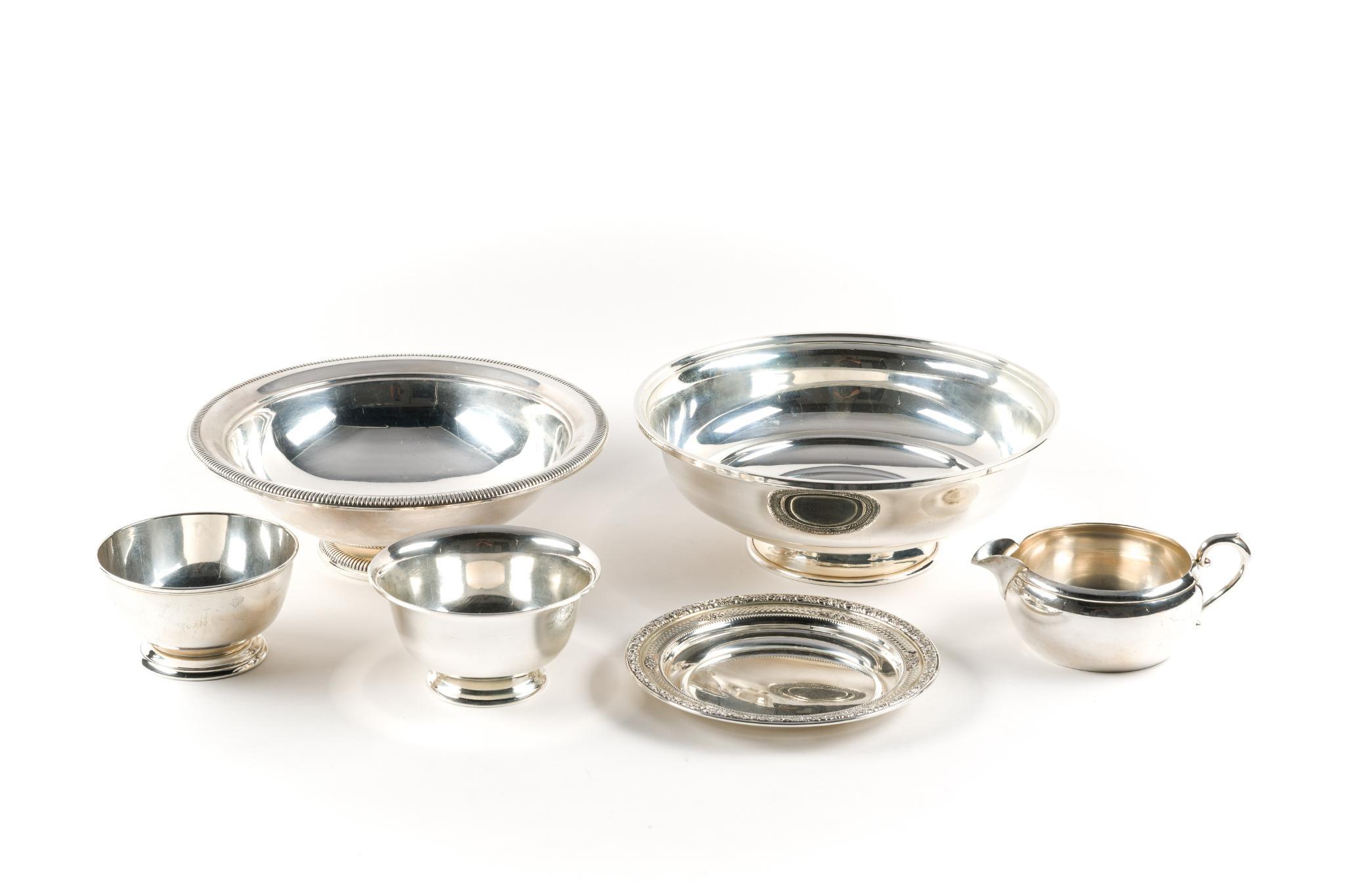 6 Pieces Sterling Silver Hollowware